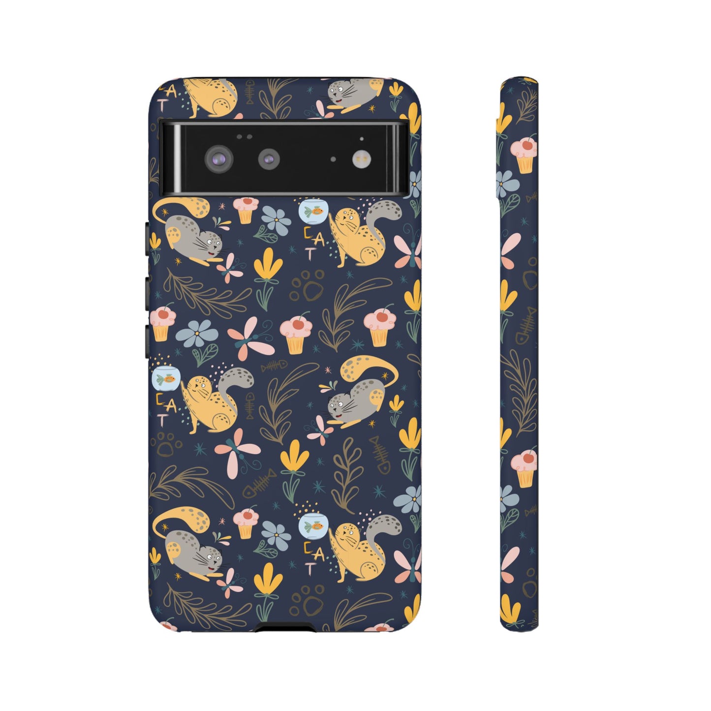 Cat-Themed Tough Phone Case - Tough Case For Stylish Protection