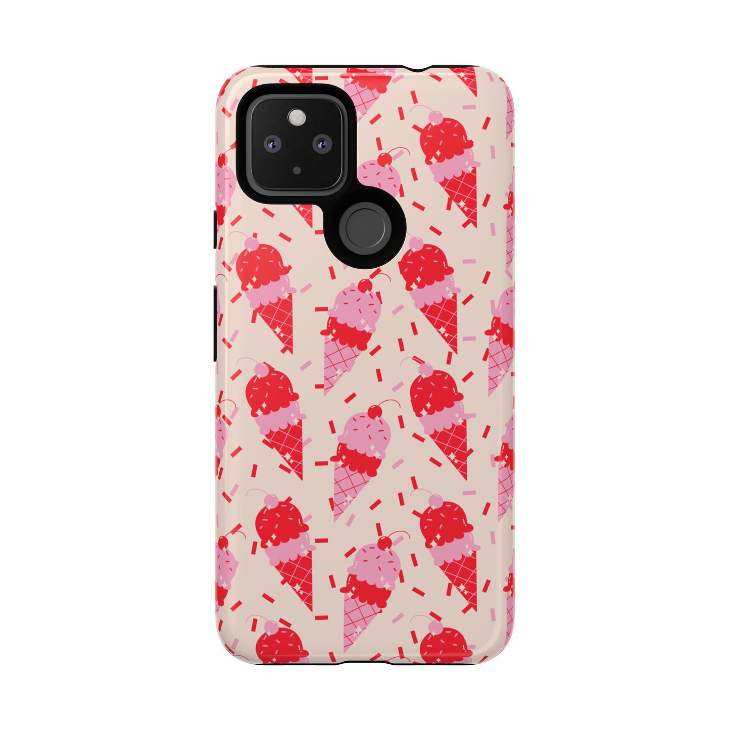Ice Cream Phone Case - Cute Tough Cases for Ice Cream Lovers, Fun Summer Accessory, Birthday Gift, Colorful iPhone Cover