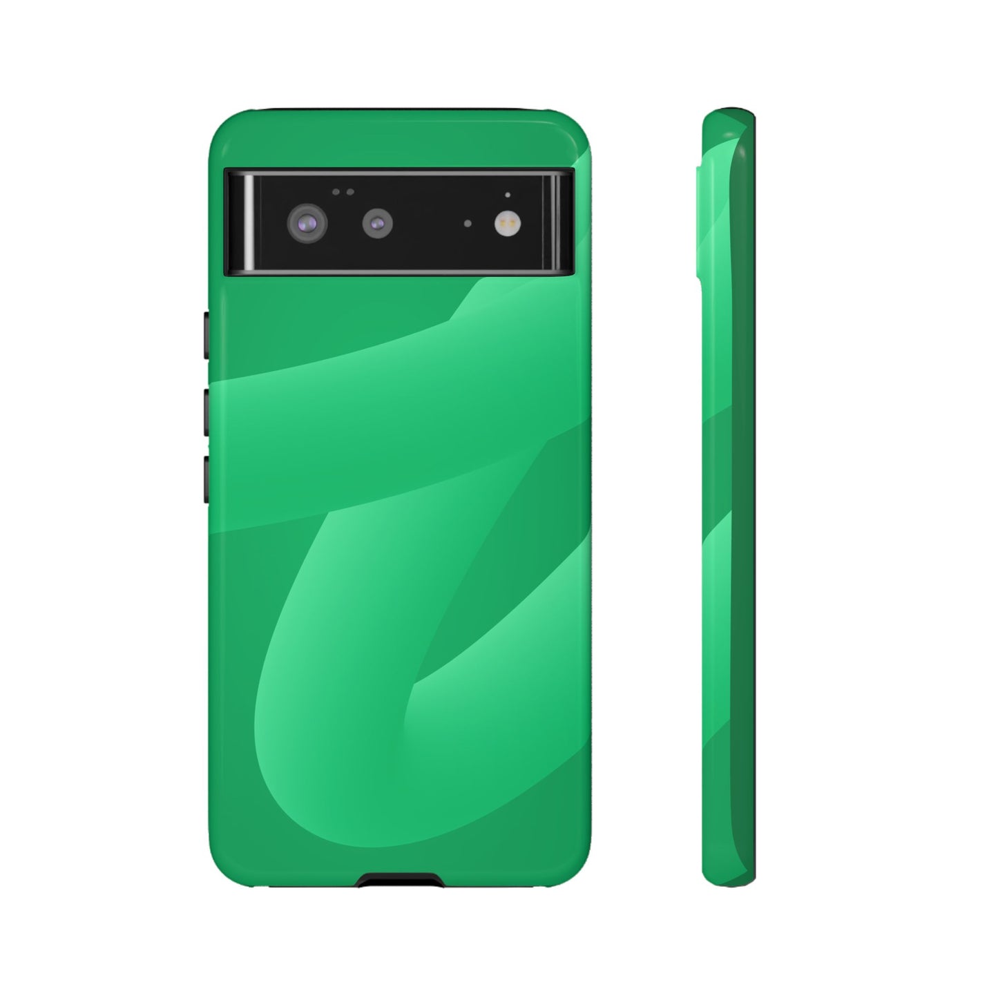 Stylish Tough Phone Case - Modern Green Design for Ultimate Protection