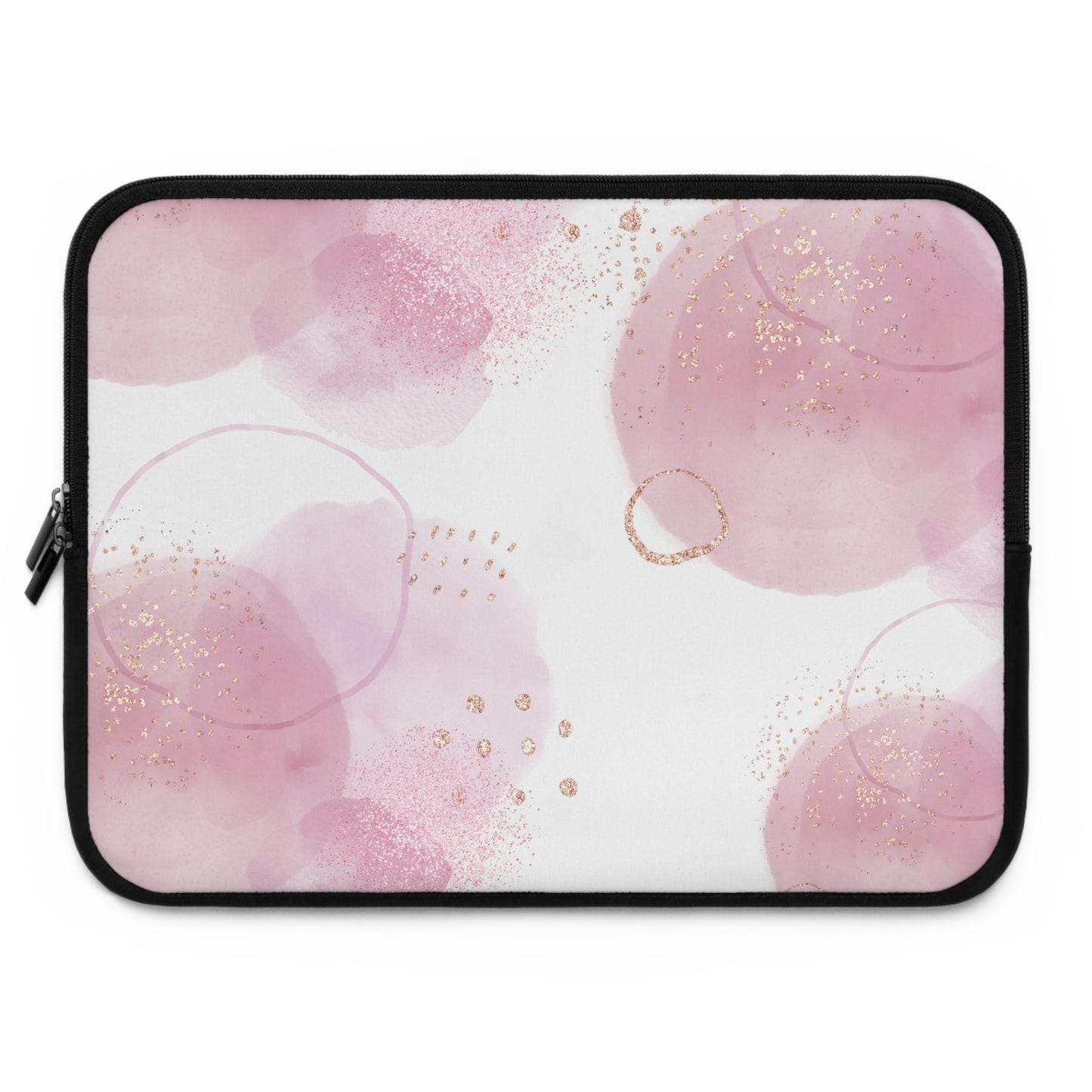 Chic Floral Laptop Sleeve, Tech Accessory, Waterproof Case, Gift for Her, Modern Design, Laptop Bag, Computer Sleeve