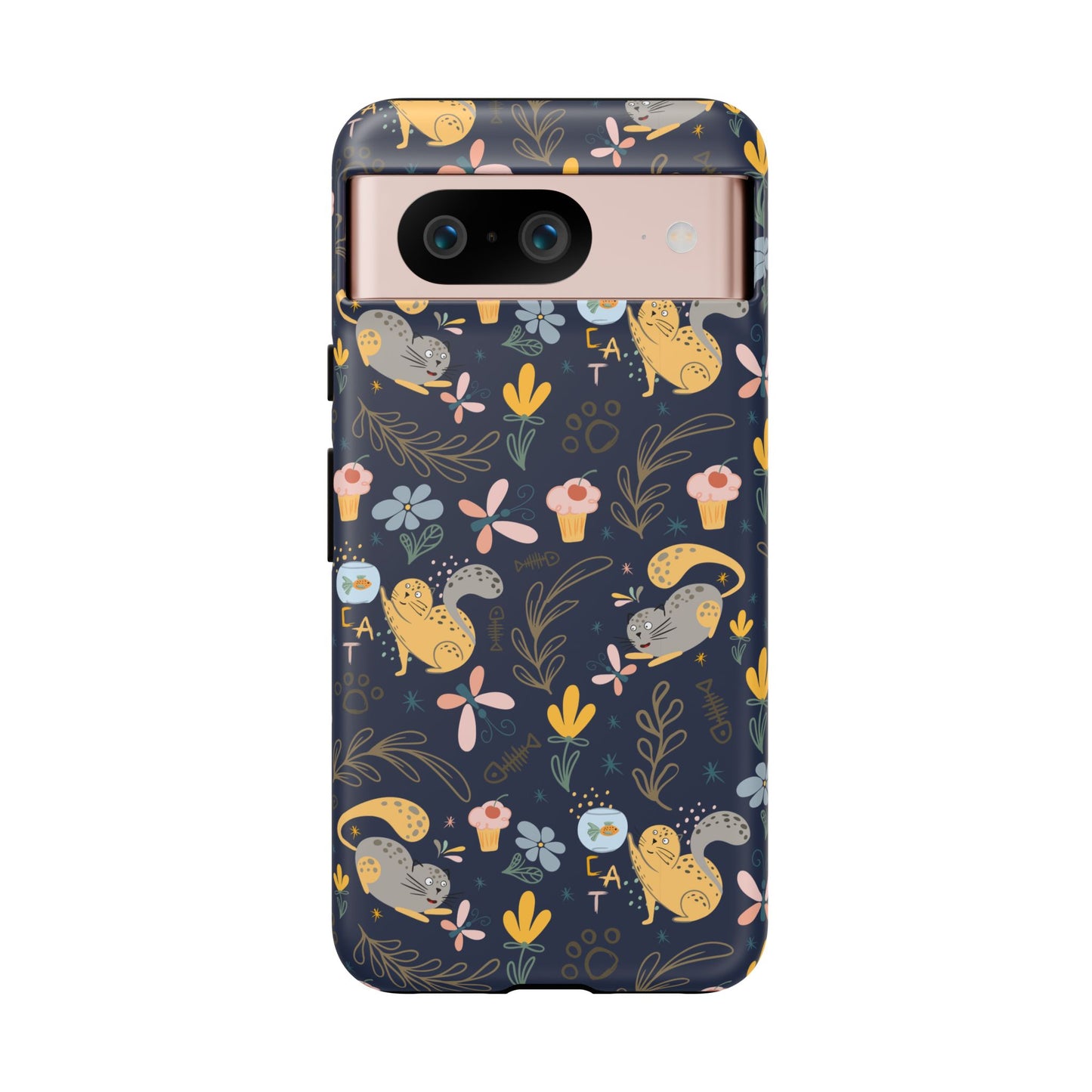 Cat-Themed Tough Phone Case - Tough Case For Stylish Protection
