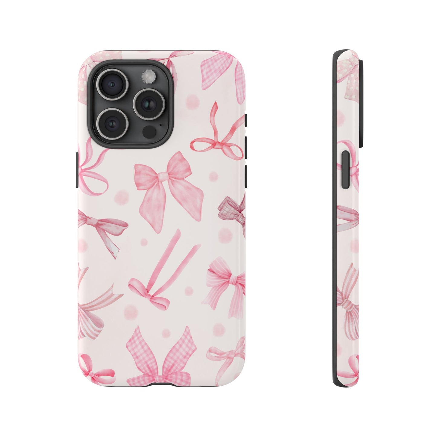 Beautiful Pink Bow Phone Case - Tough Case for Stylish Protection