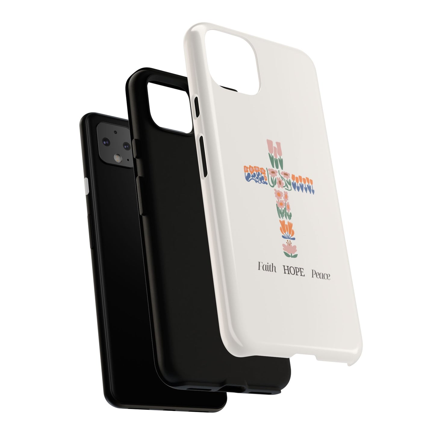Faith, Hope, Peace Phone Case - Tough Cases for Spiritual Inspiration