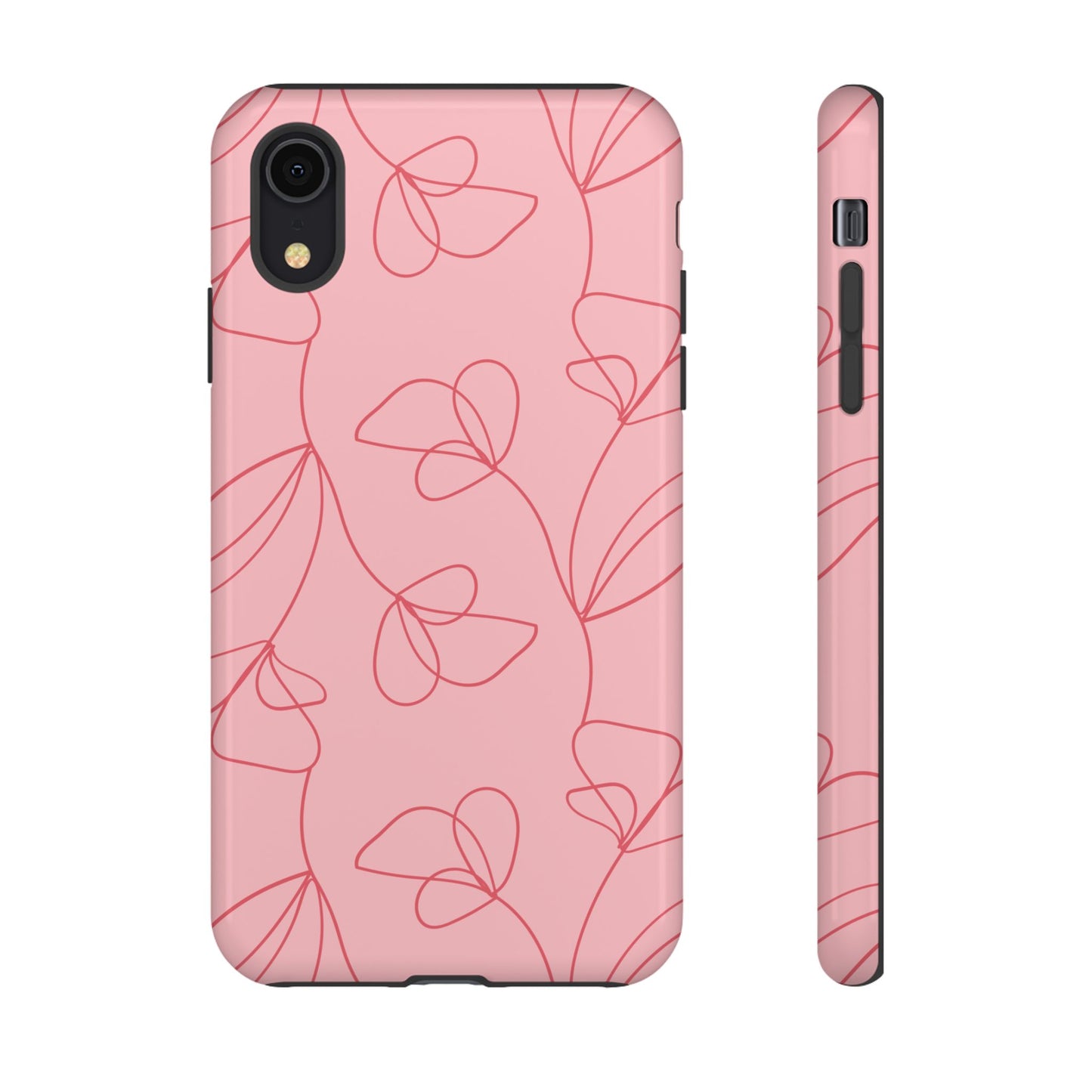 Tough Cases: Elegant Floral Phone Case - Durable Protection with Stylish Design