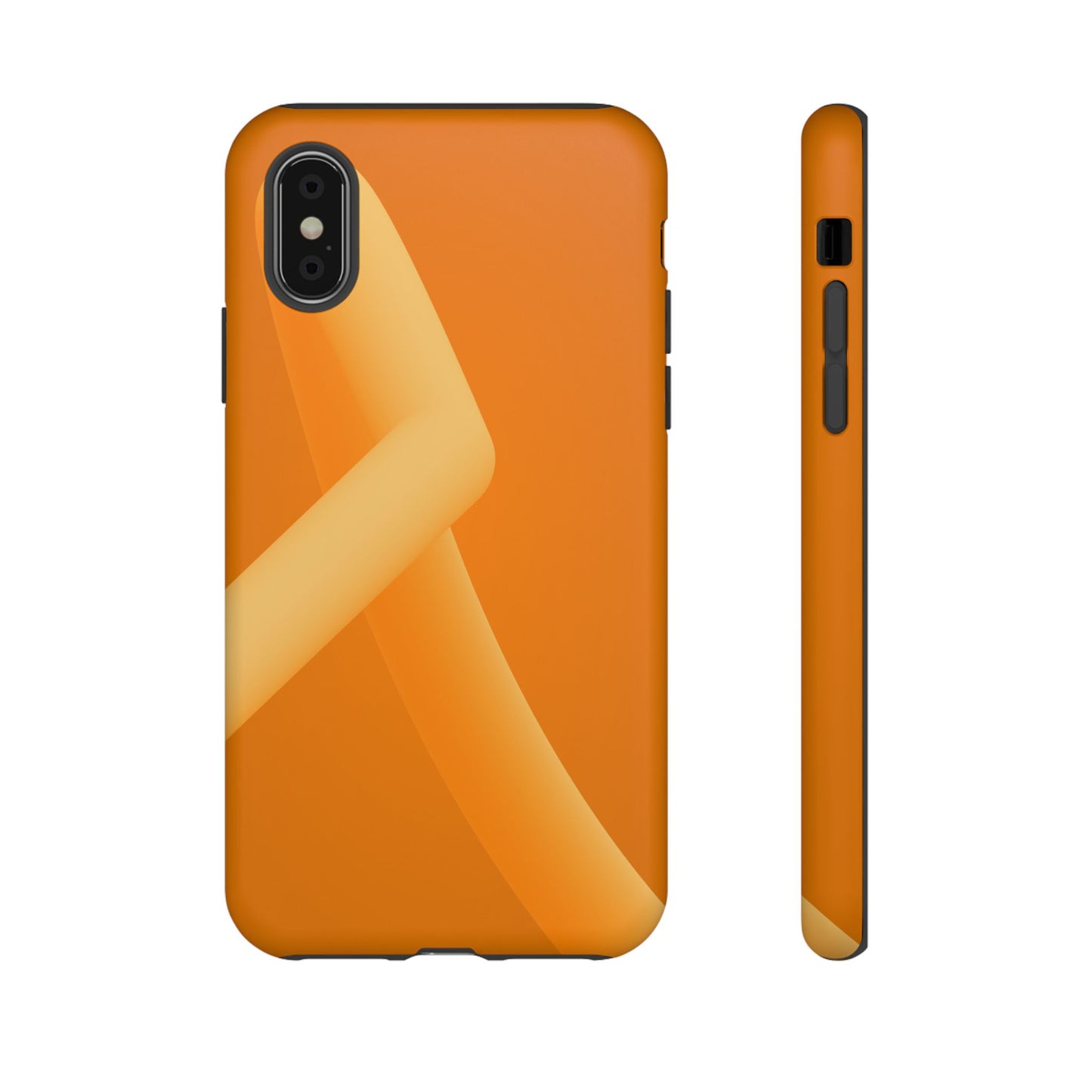 Stylish Tough Phone Case - Modern Orange Design for Ultimate Protection