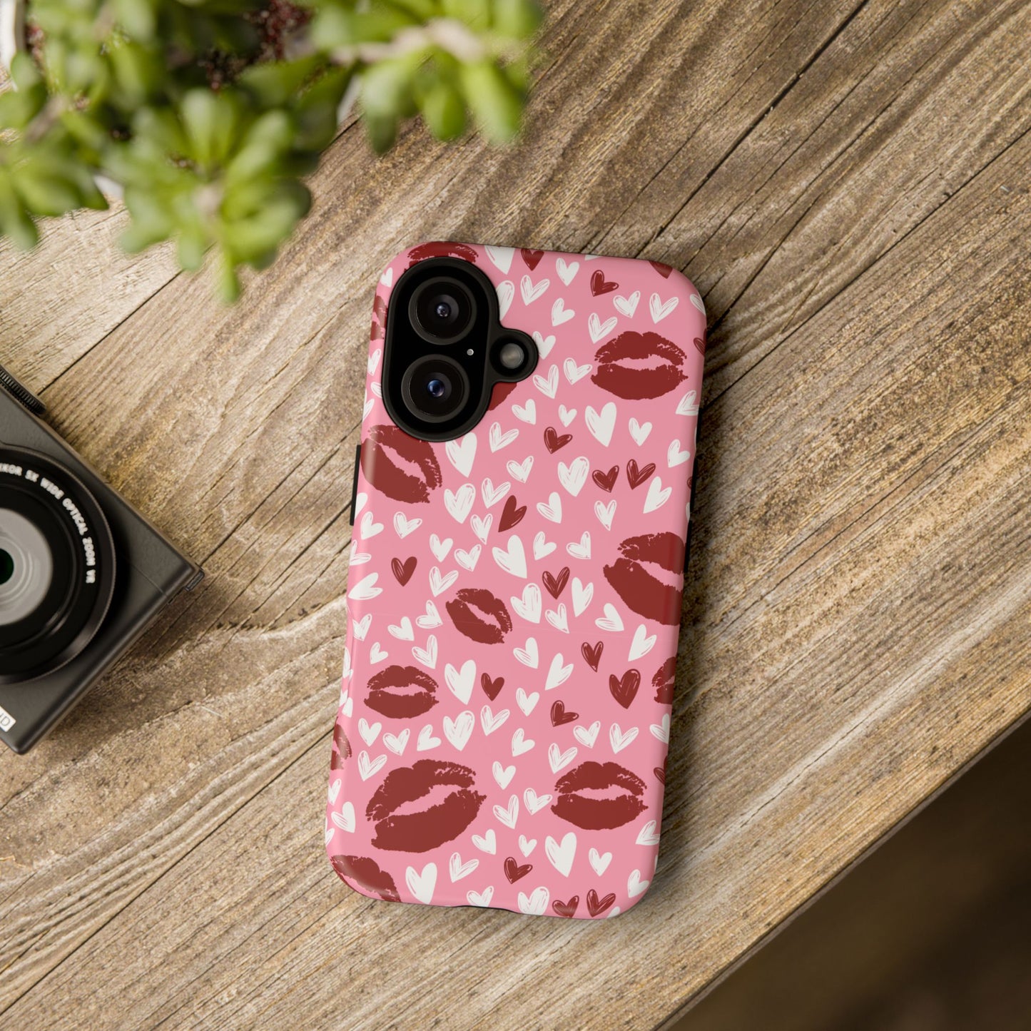 Kiss & Love Phone Case - Tough Cases for Romance Lovers