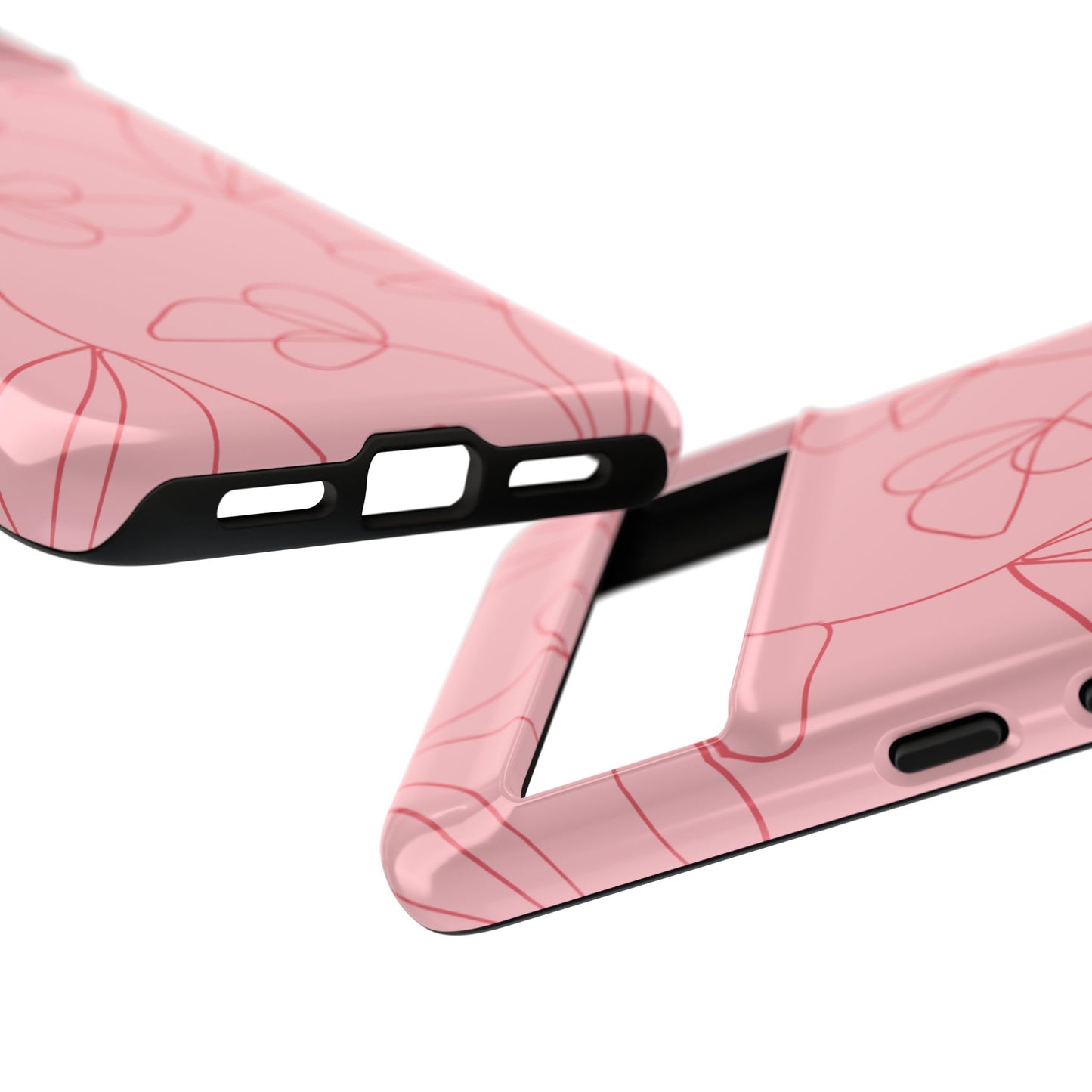 Tough Cases: Elegant Floral Phone Case - Durable Protection with Stylish Design