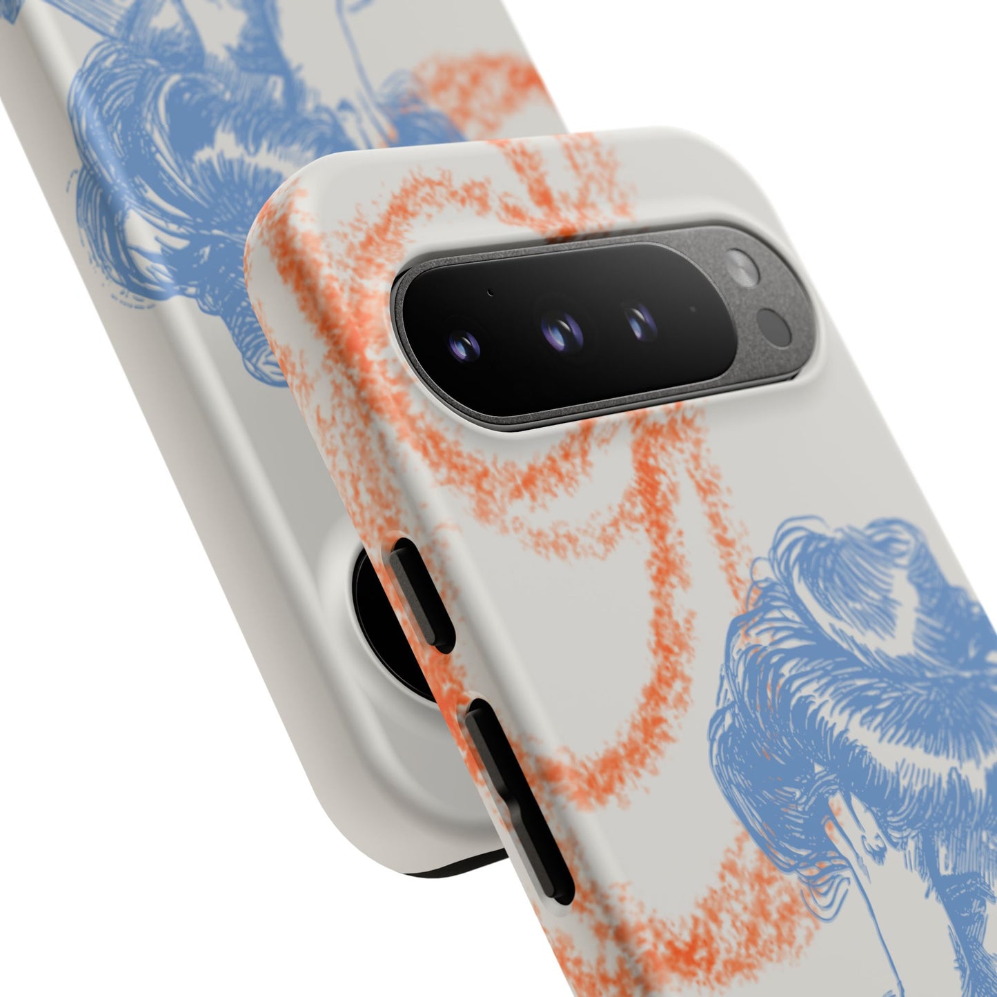 Artistic Phone Case with Stress Relief Design