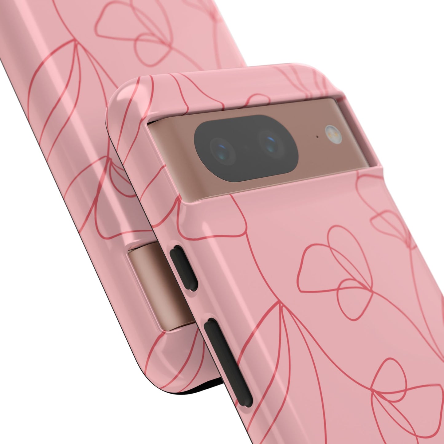 Tough Cases: Elegant Floral Phone Case - Durable Protection with Stylish Design