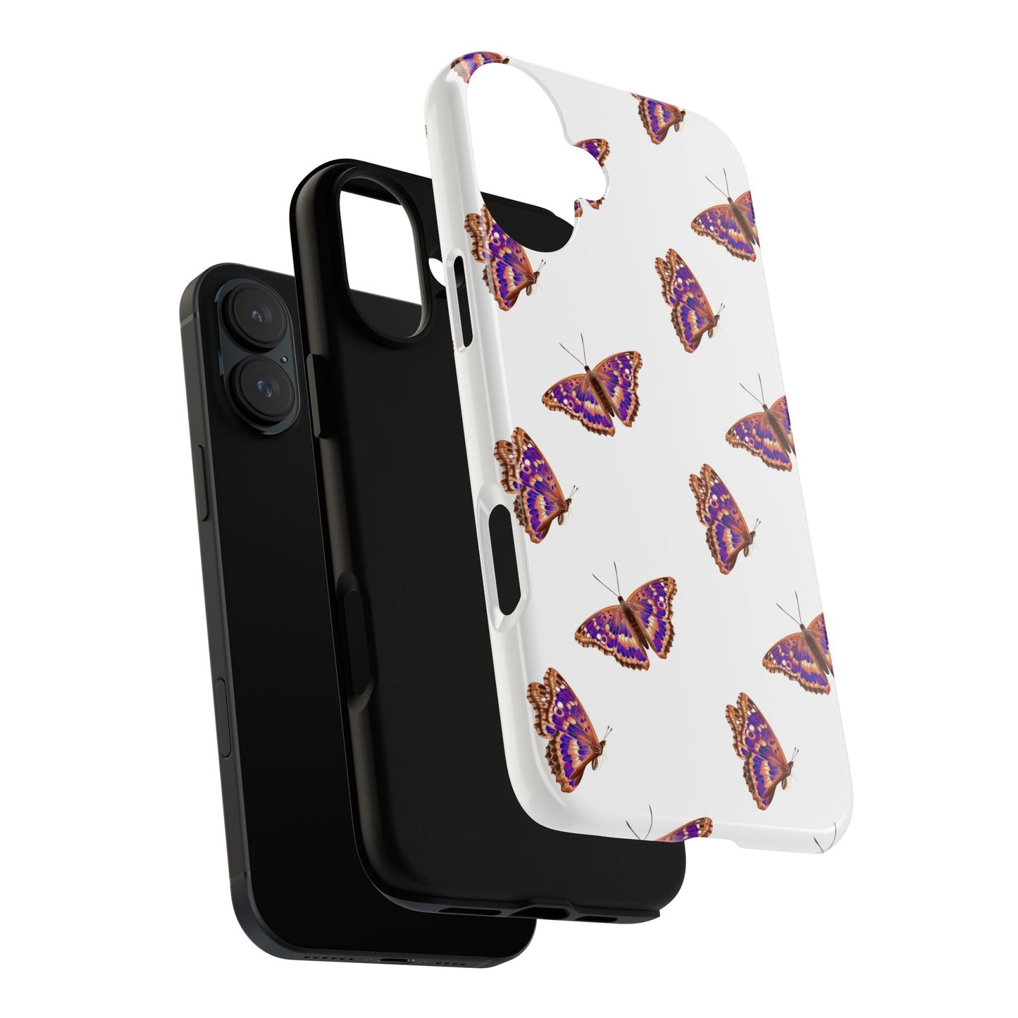 Butterfly Print Phone Case - Tough Case For Stylish Protection