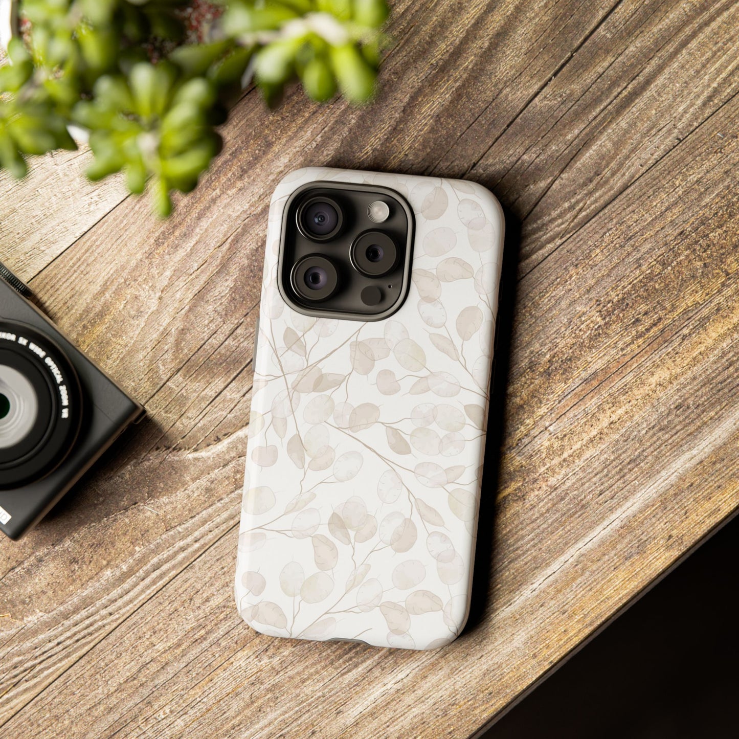 Botanical Phone Case, Tough Cases, Floral Design, Nature Lover Gift, Eco-Friendly Accessory, Protective Phone Cover