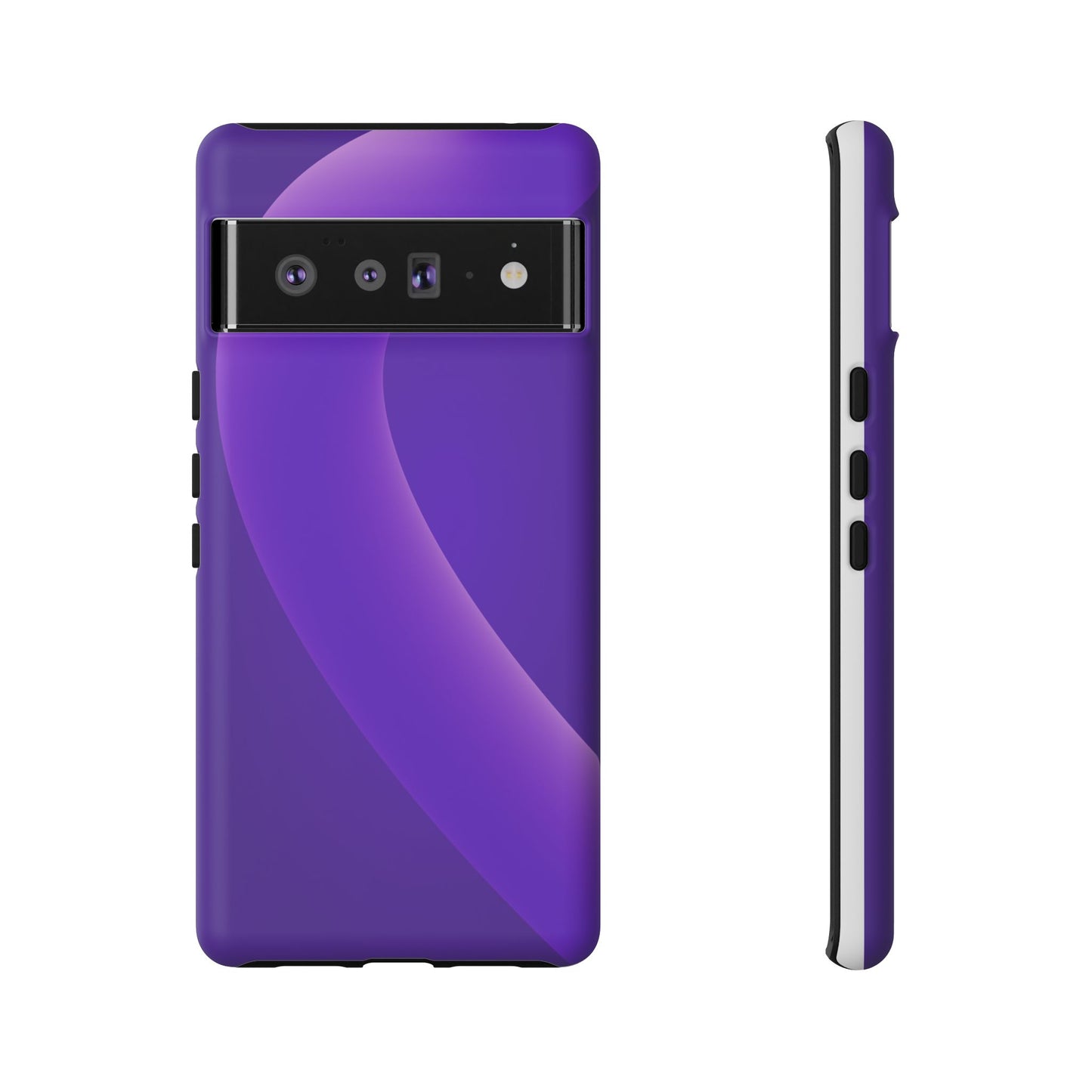 Stylish Tough Phone Case - Modern Purple Design for Ultimate Protection
