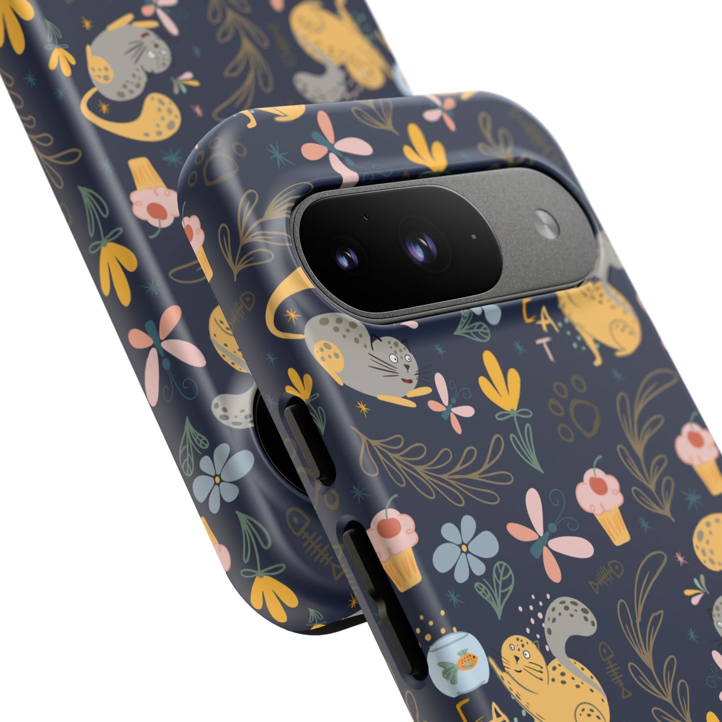 Cat-Themed Tough Phone Case - Tough Case For Stylish Protection