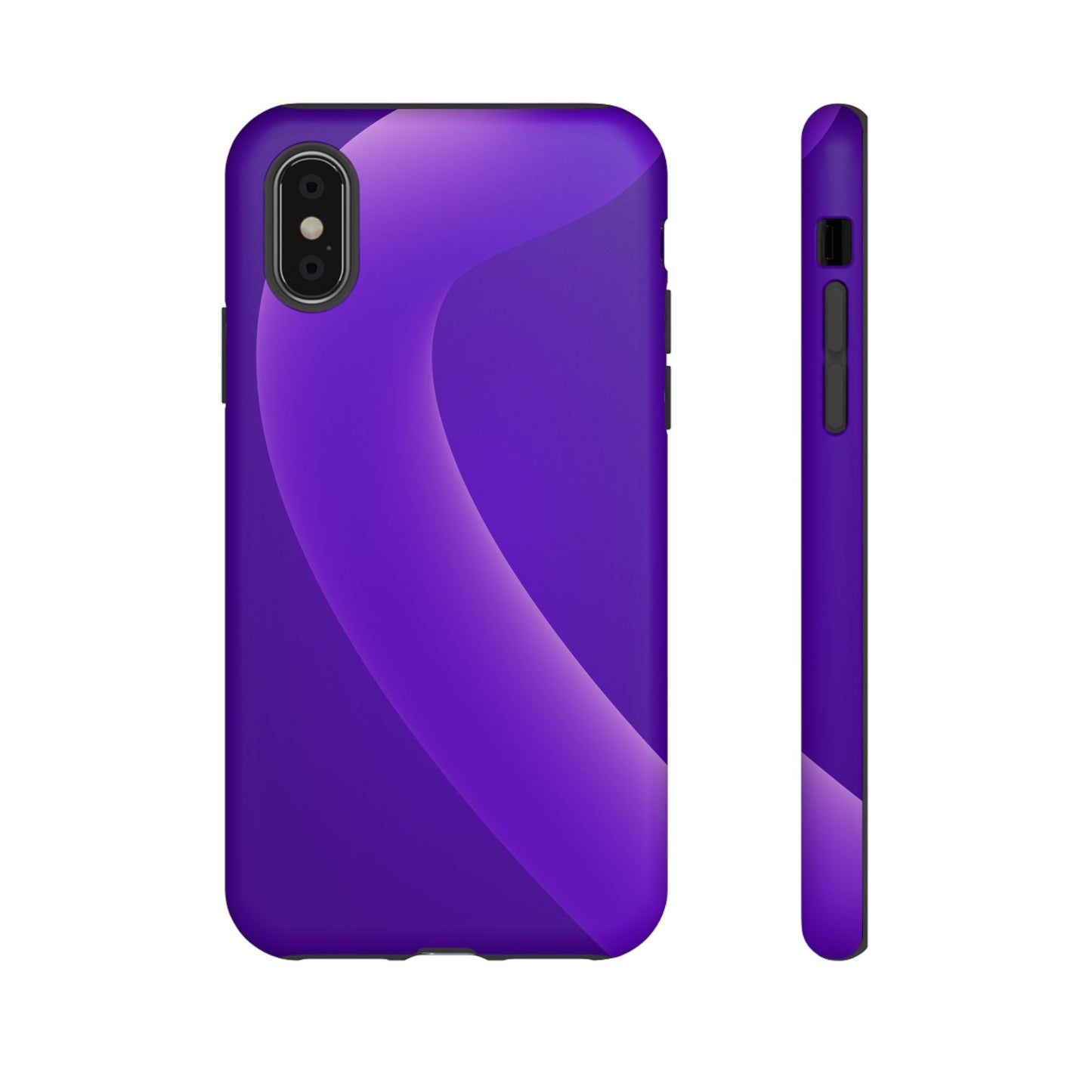 Stylish Tough Phone Case - Modern Purple Design for Ultimate Protection
