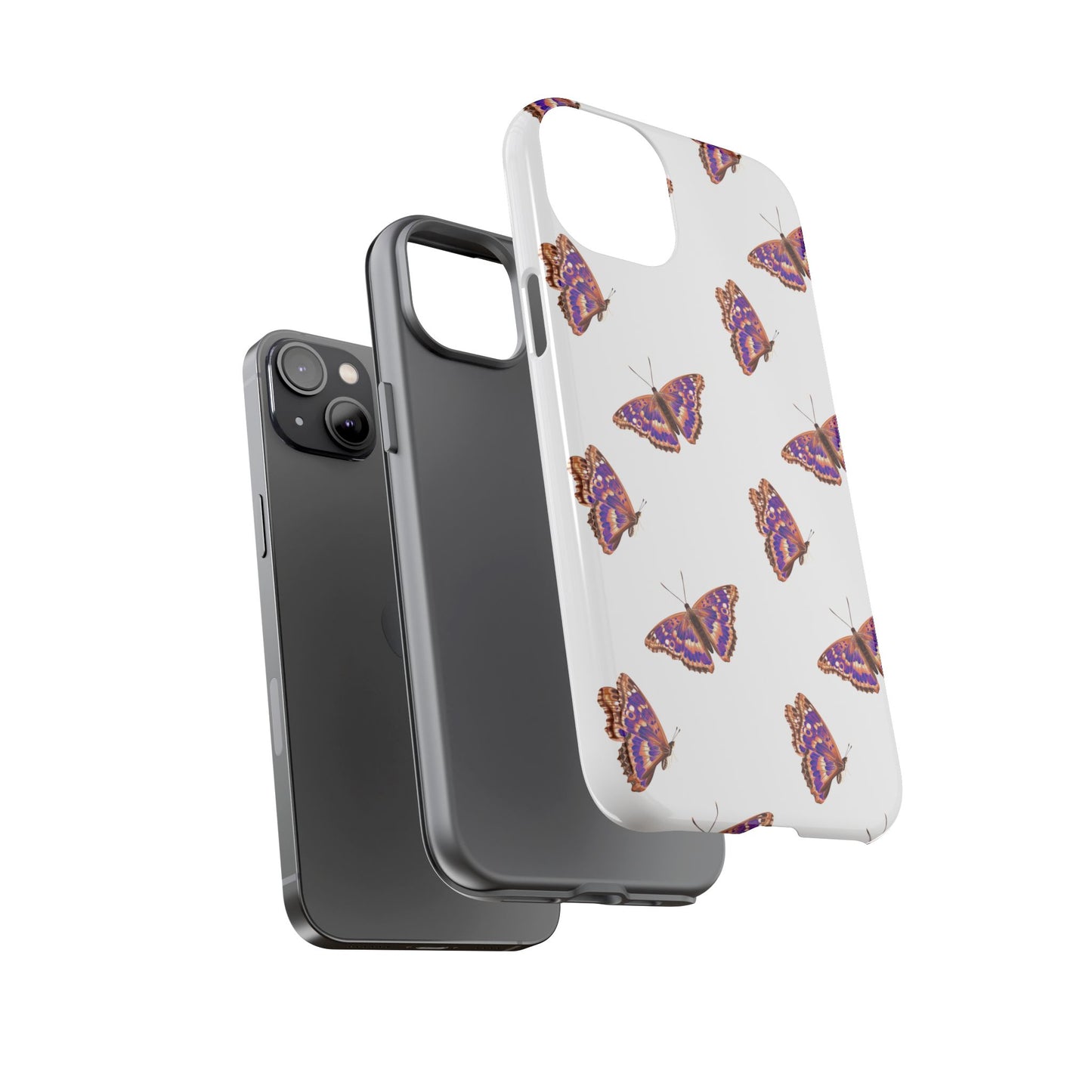 Butterfly Print Phone Case - Tough Case For Stylish Protection