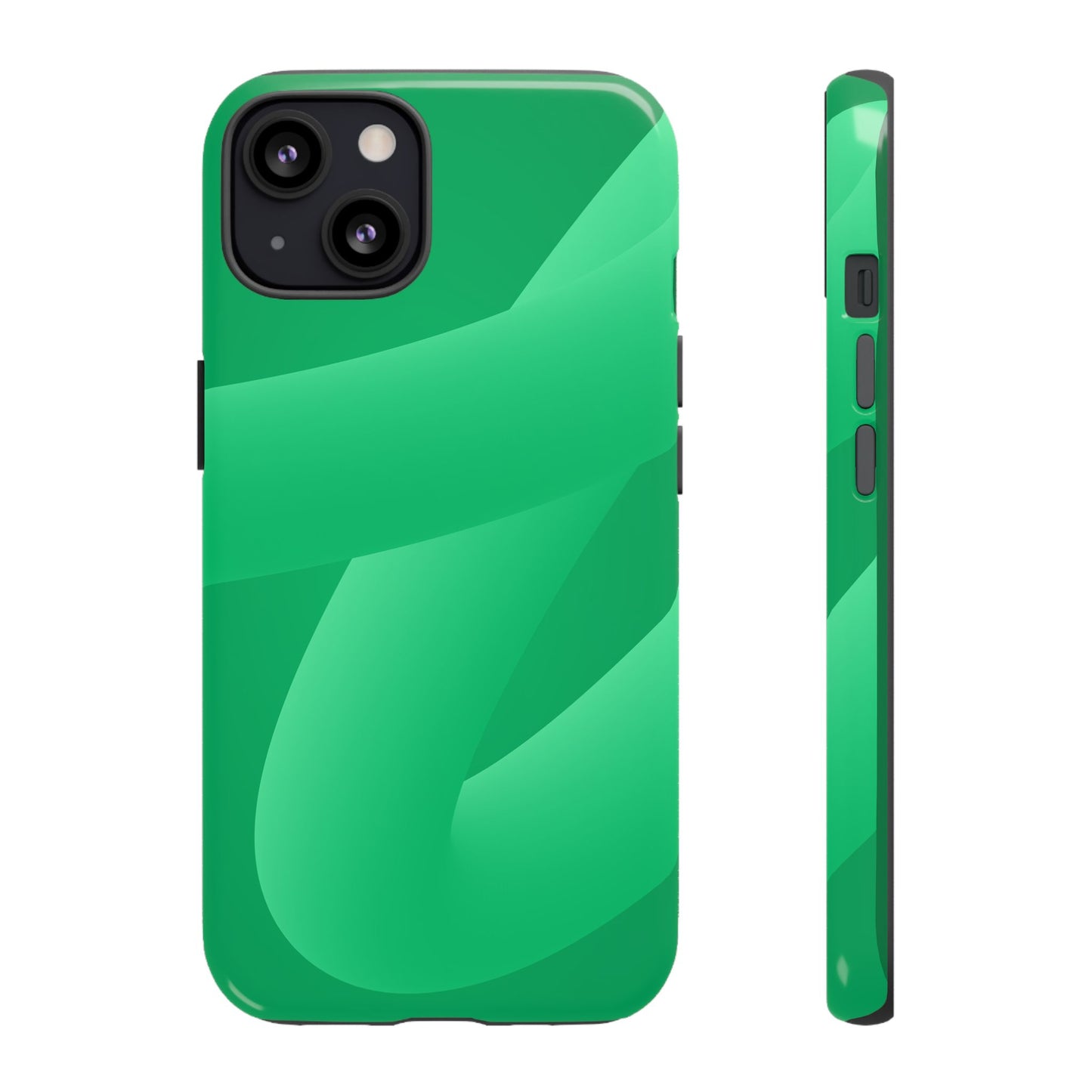 Stylish Tough Phone Case - Modern Green Design for Ultimate Protection