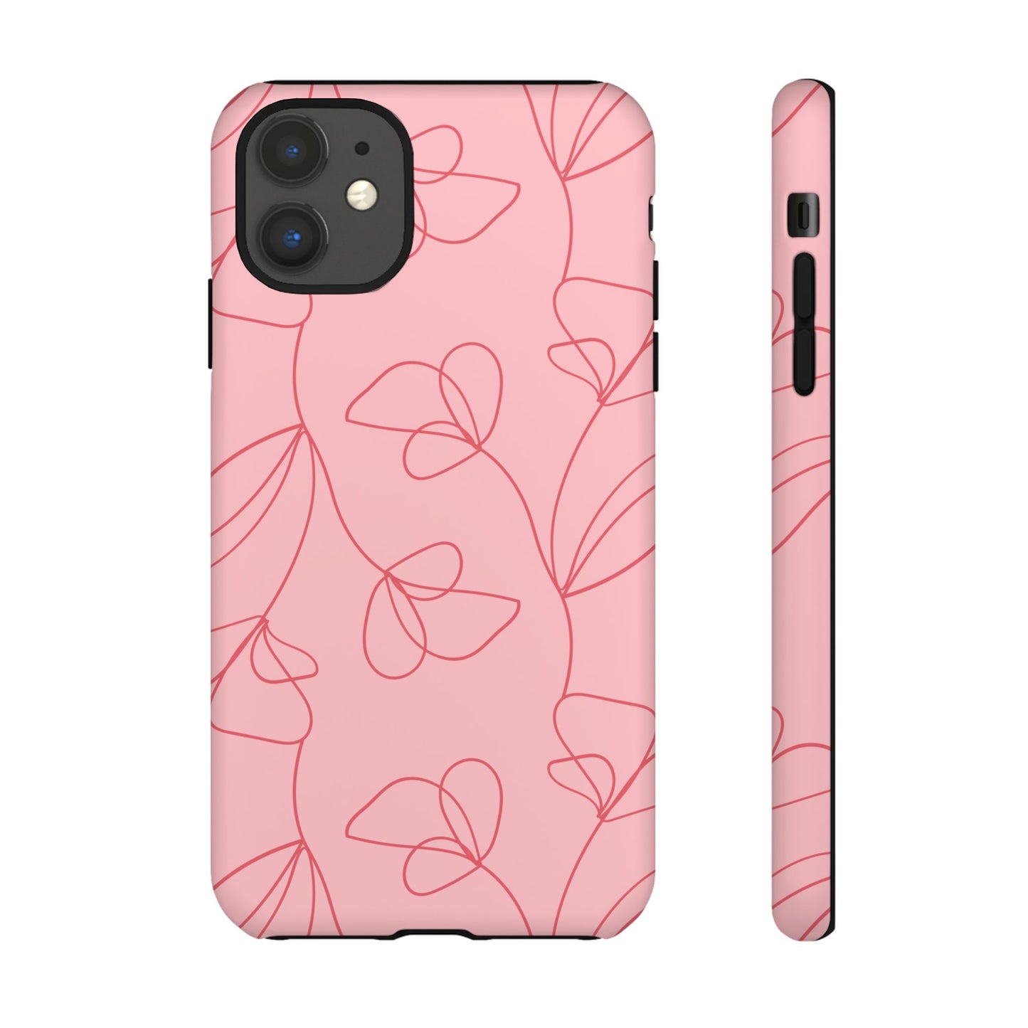 Tough Cases: Elegant Floral Phone Case - Durable Protection with Stylish Design