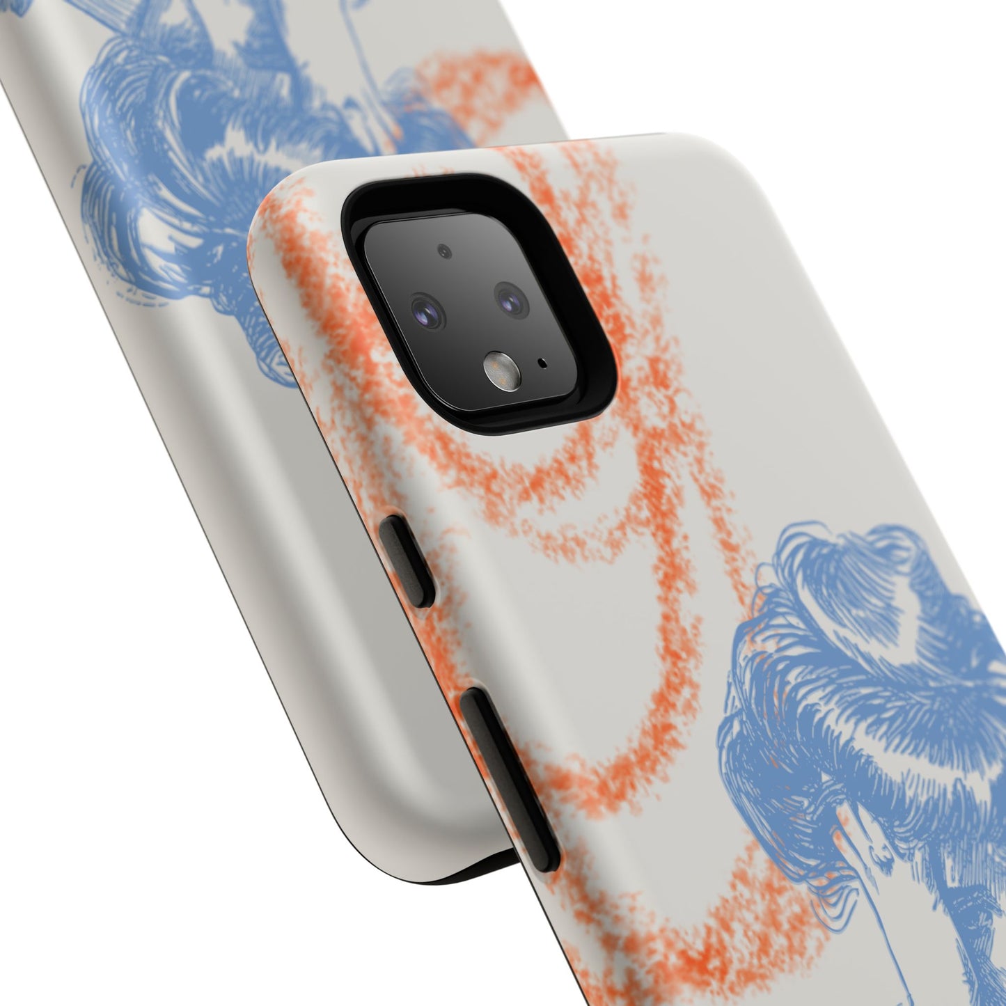 Artistic Phone Case with Stress Relief Design