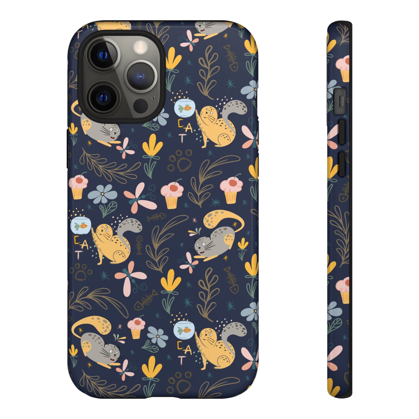 Cat-Themed Tough Phone Case - Tough Case For Stylish Protection