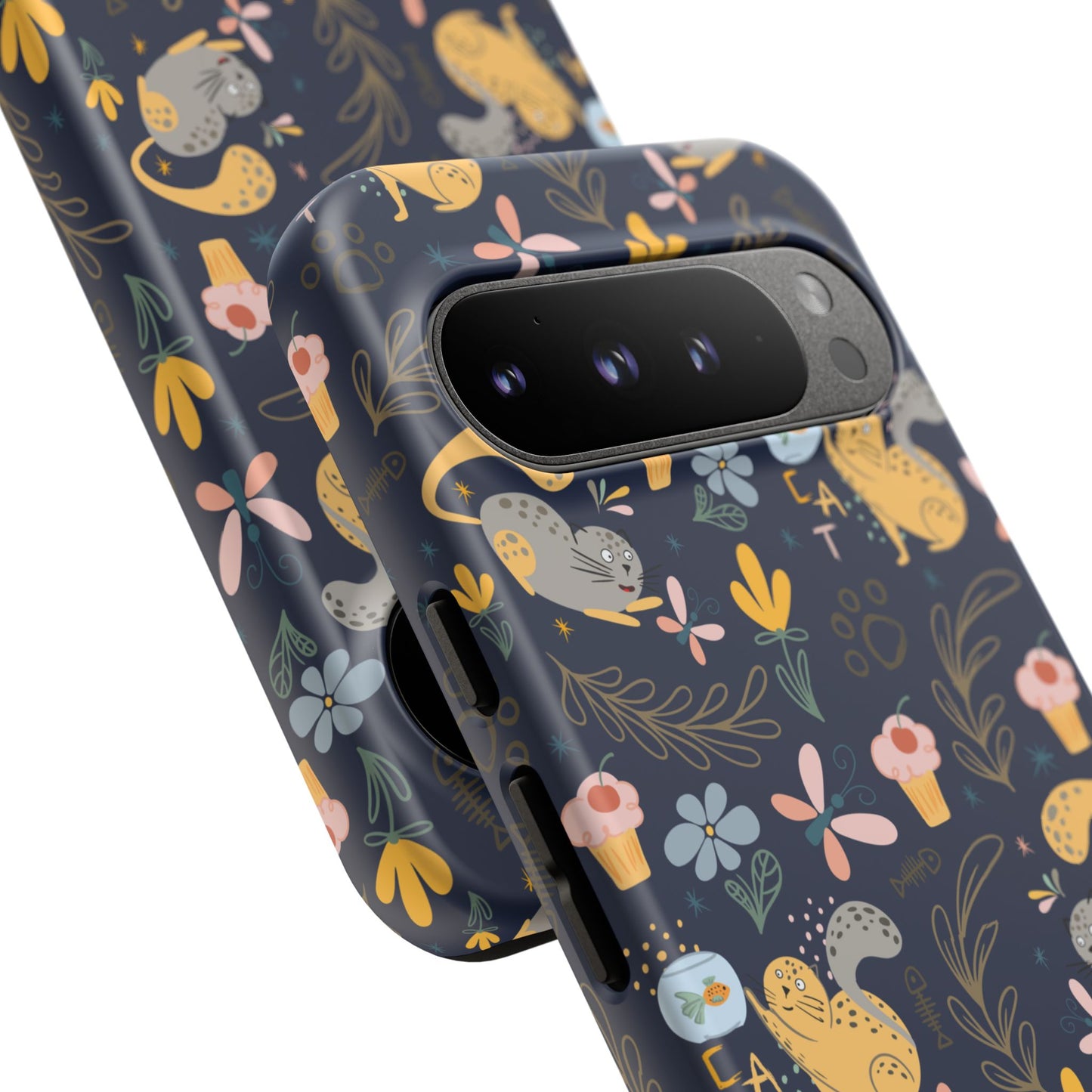 Cat-Themed Tough Phone Case - Tough Case For Stylish Protection
