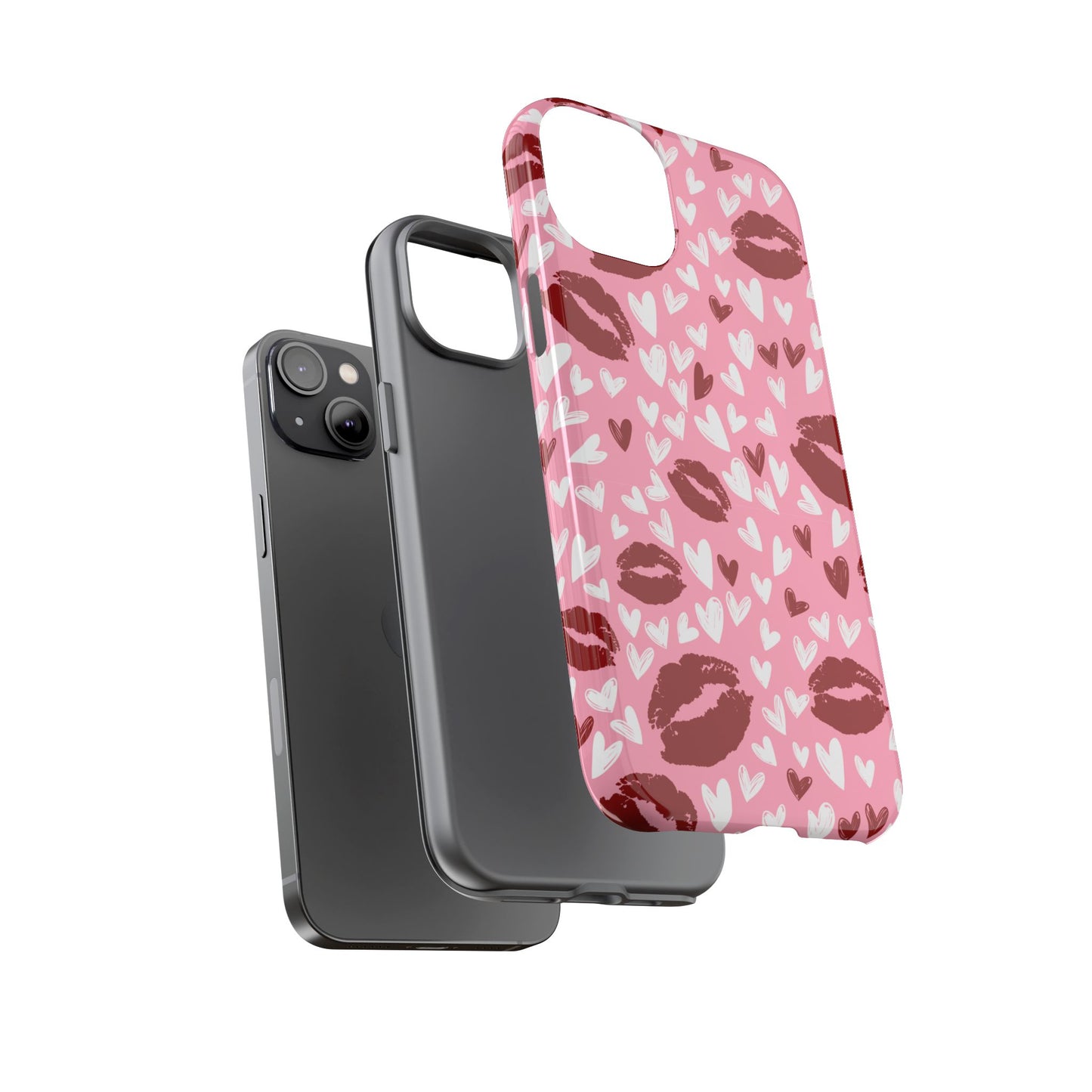 Kiss & Love Phone Case - Tough Cases for Romance Lovers