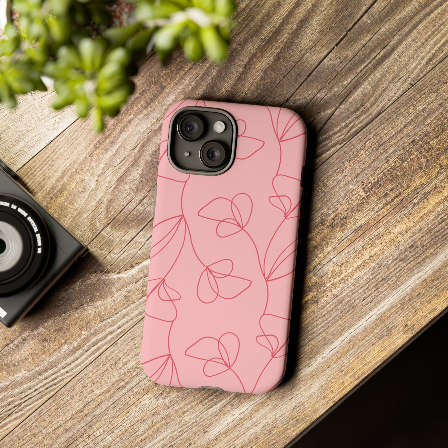 Tough Cases: Elegant Floral Phone Case - Durable Protection with Stylish Design