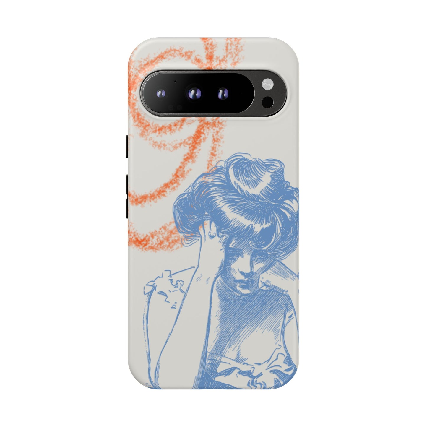Artistic Phone Case with Stress Relief Design