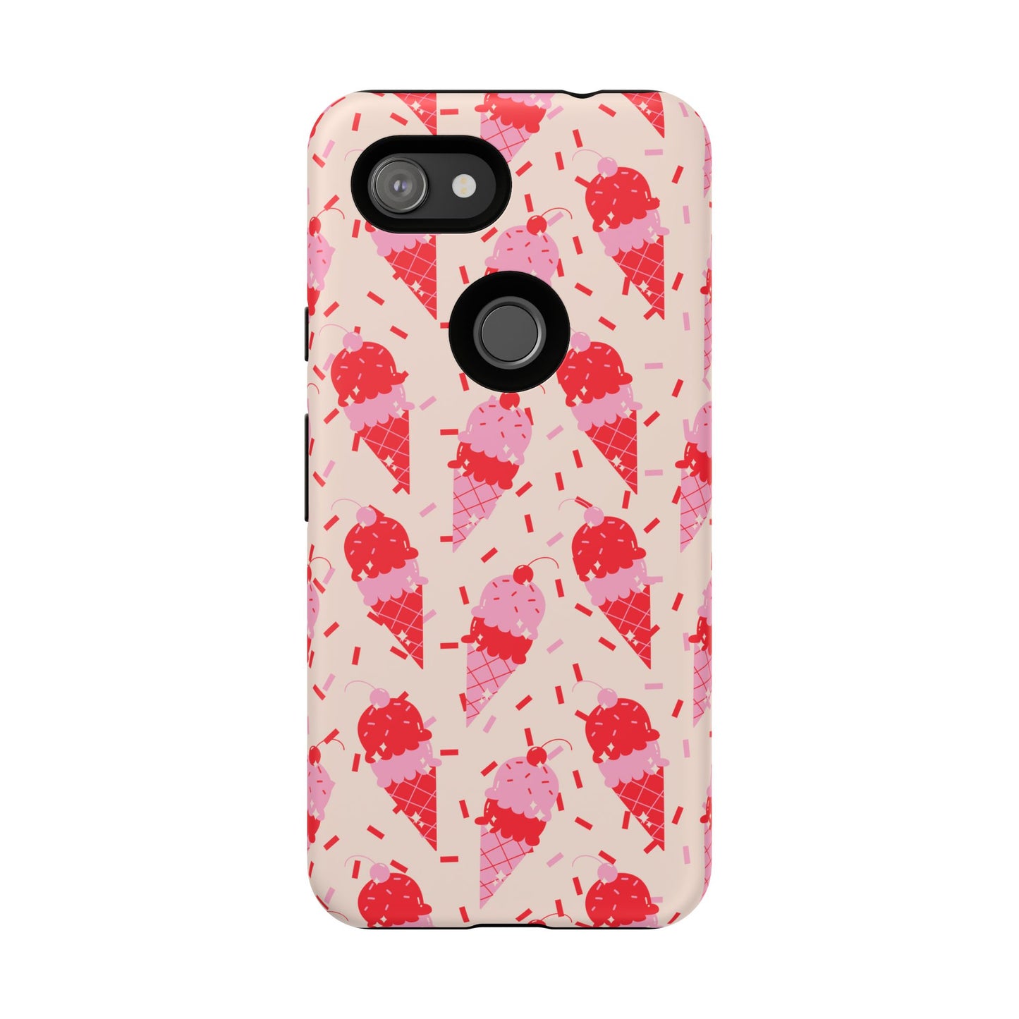 Ice Cream Phone Case - Cute Tough Cases for Ice Cream Lovers, Fun Summer Accessory, Birthday Gift, Colorful iPhone Cover