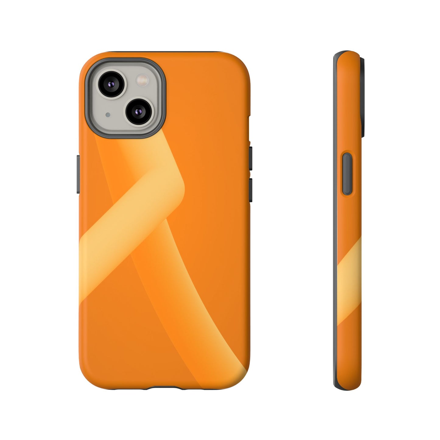 Stylish Tough Phone Case - Modern Orange Design for Ultimate Protection