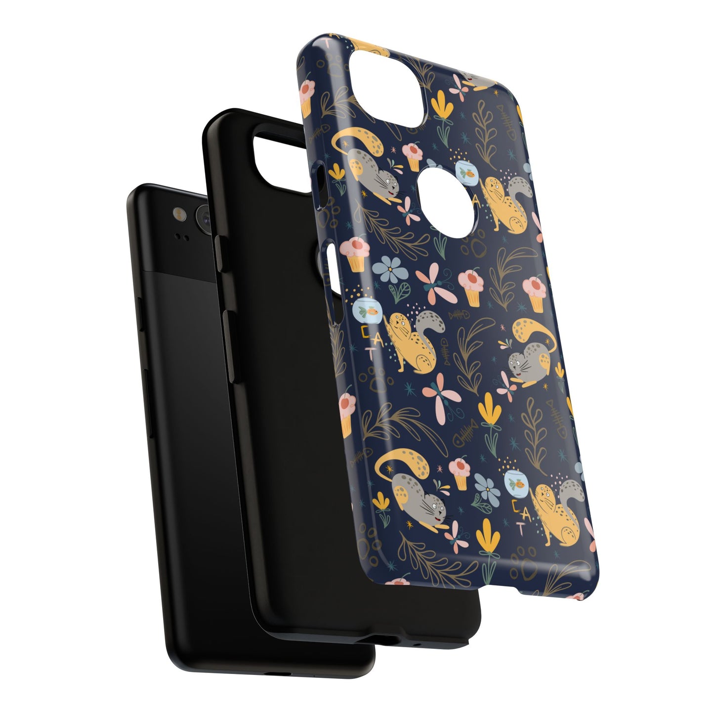 Cat-Themed Tough Phone Case - Tough Case For Stylish Protection