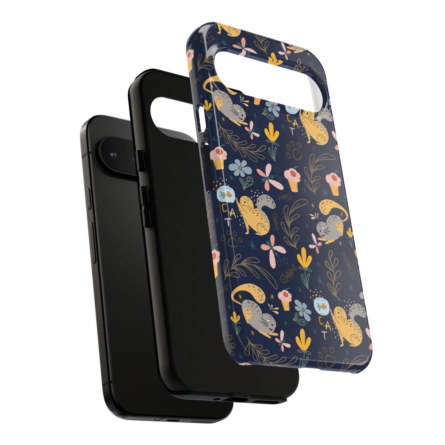 Cat-Themed Tough Phone Case - Tough Case For Stylish Protection