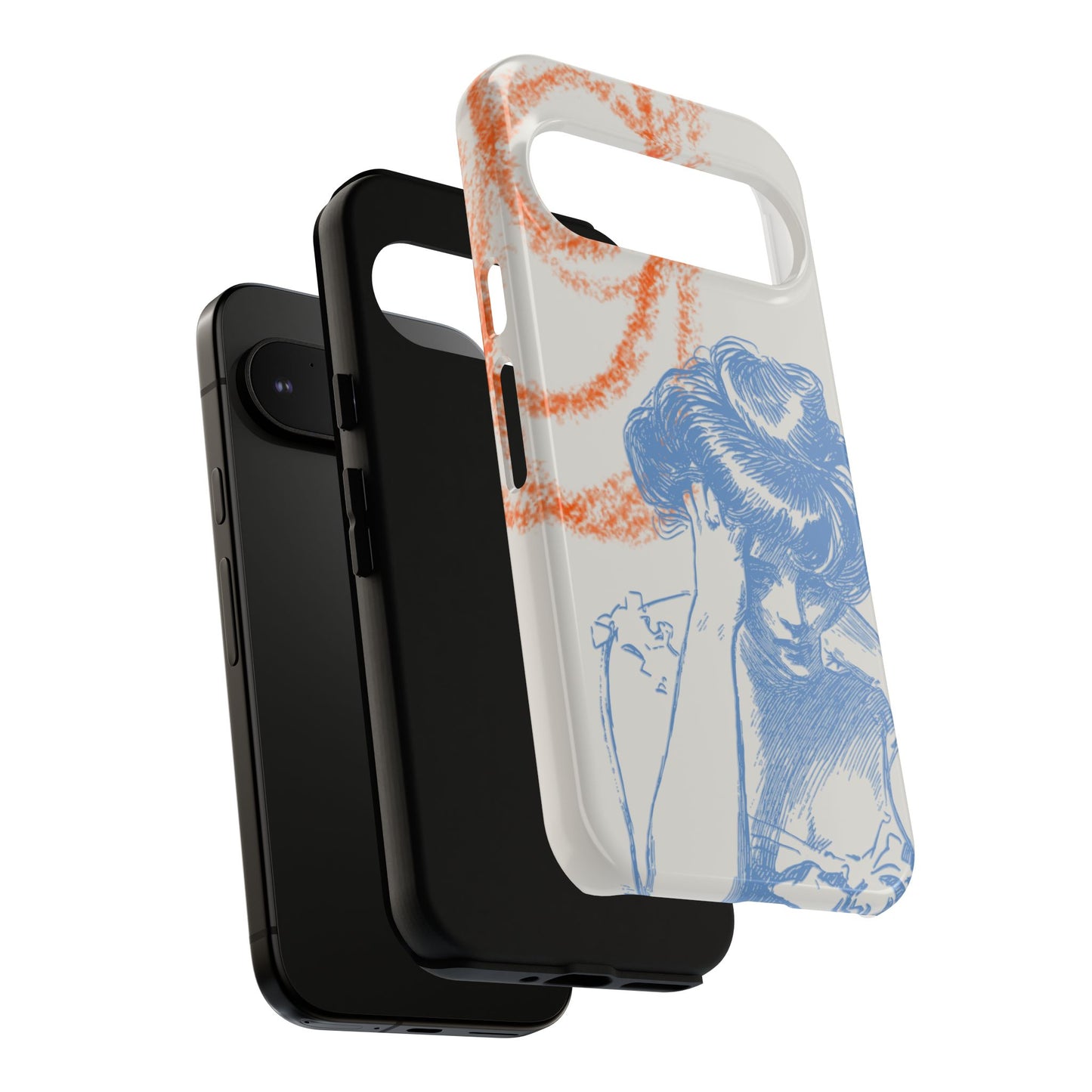 Artistic Phone Case with Stress Relief Design