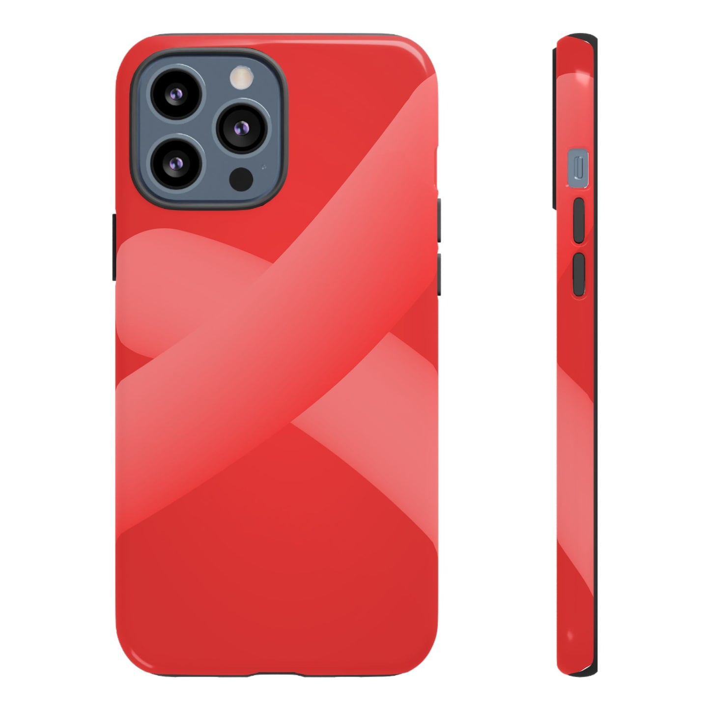 Stylish Tough Phone Case - Modern Red Design for Ultimate Protection