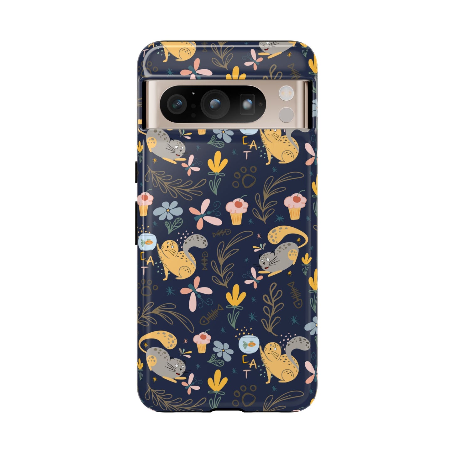 Cat-Themed Tough Phone Case - Tough Case For Stylish Protection