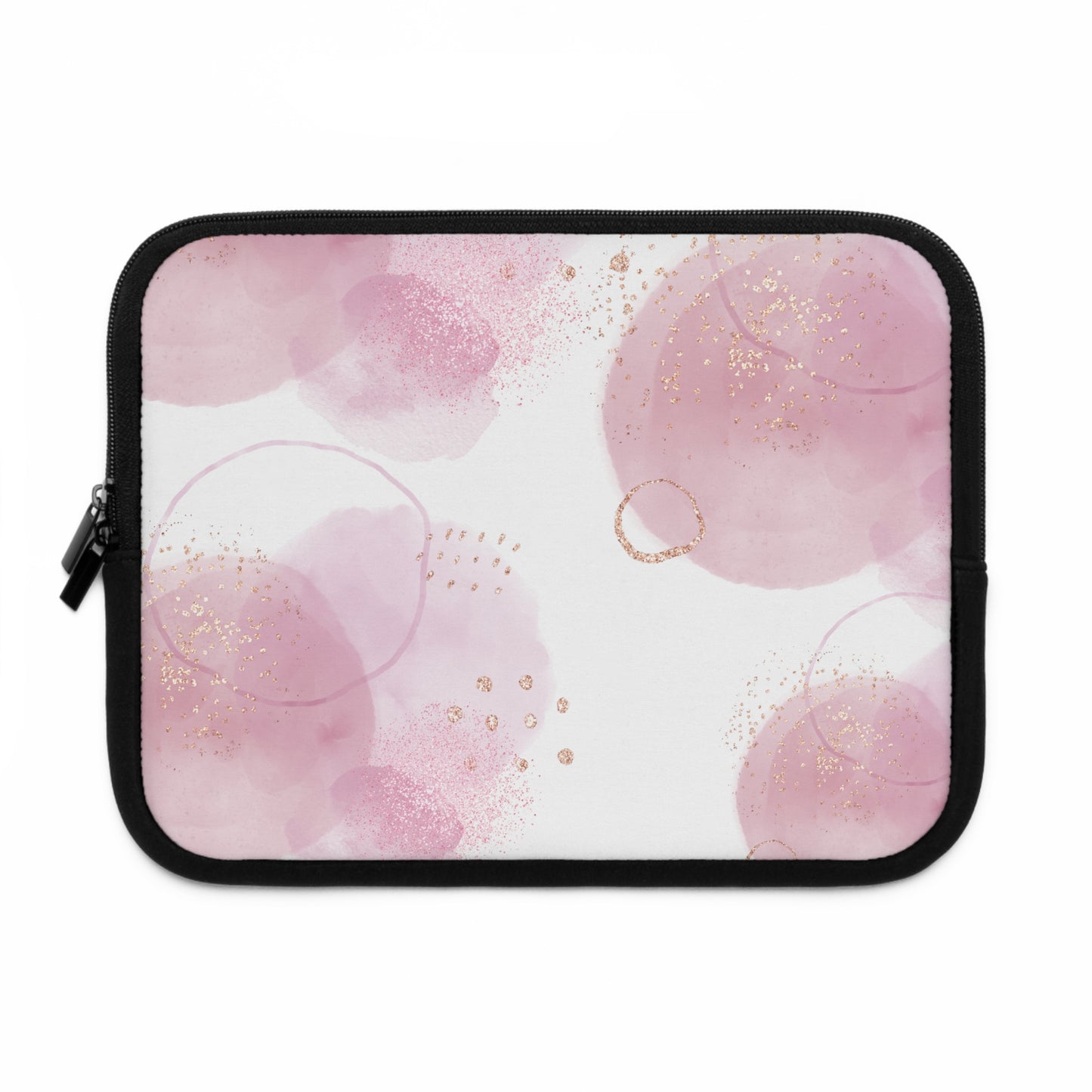 Chic Floral Laptop Sleeve, Tech Accessory, Waterproof Case, Gift for Her, Modern Design, Laptop Bag, Computer Sleeve