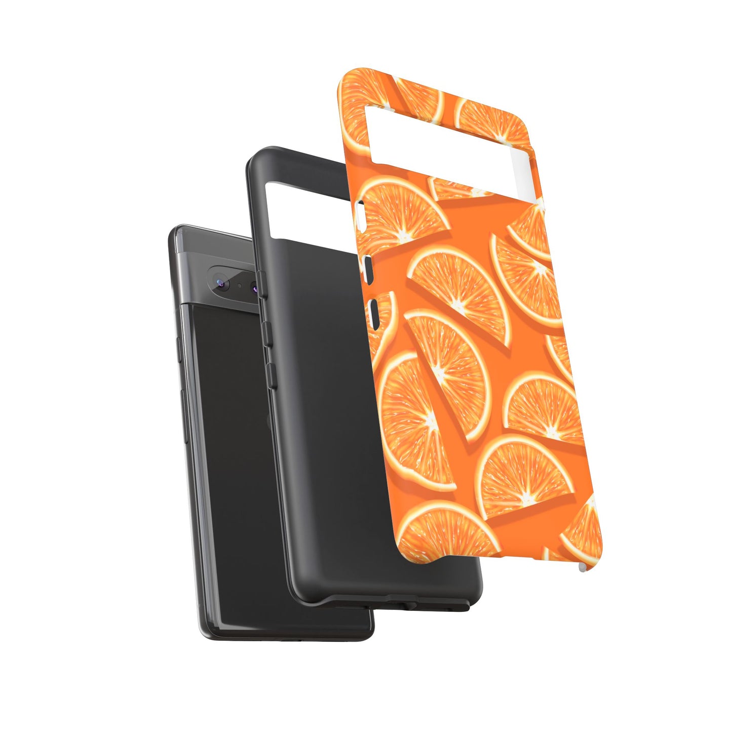 Vibrant Orange Slice Phone Case - Tough Cases for Phone Protection