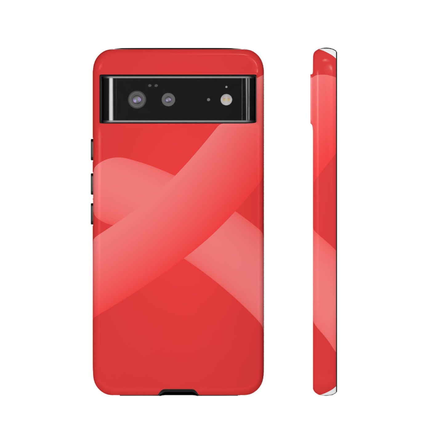 Stylish Tough Phone Case - Modern Red Design for Ultimate Protection
