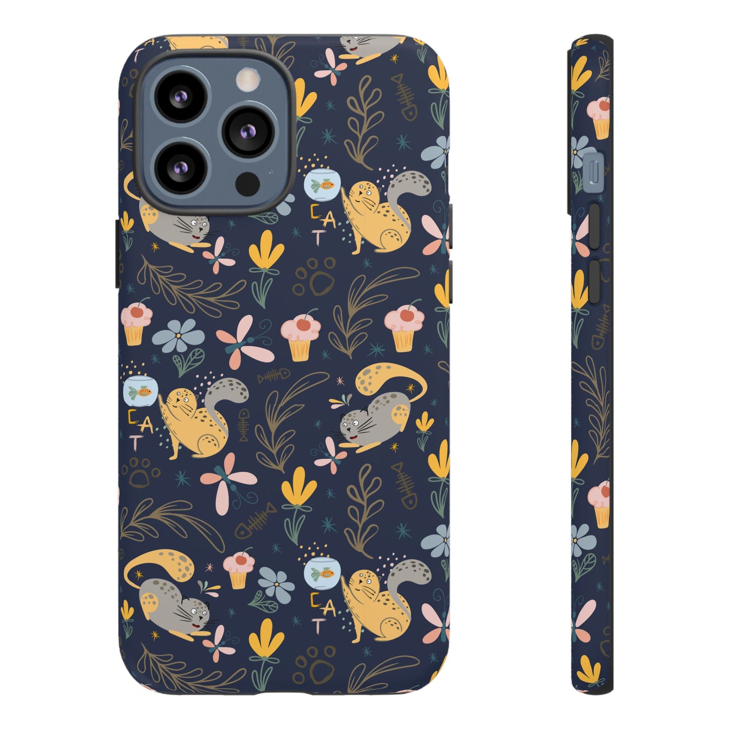 Cat-Themed Tough Phone Case - Tough Case For Stylish Protection