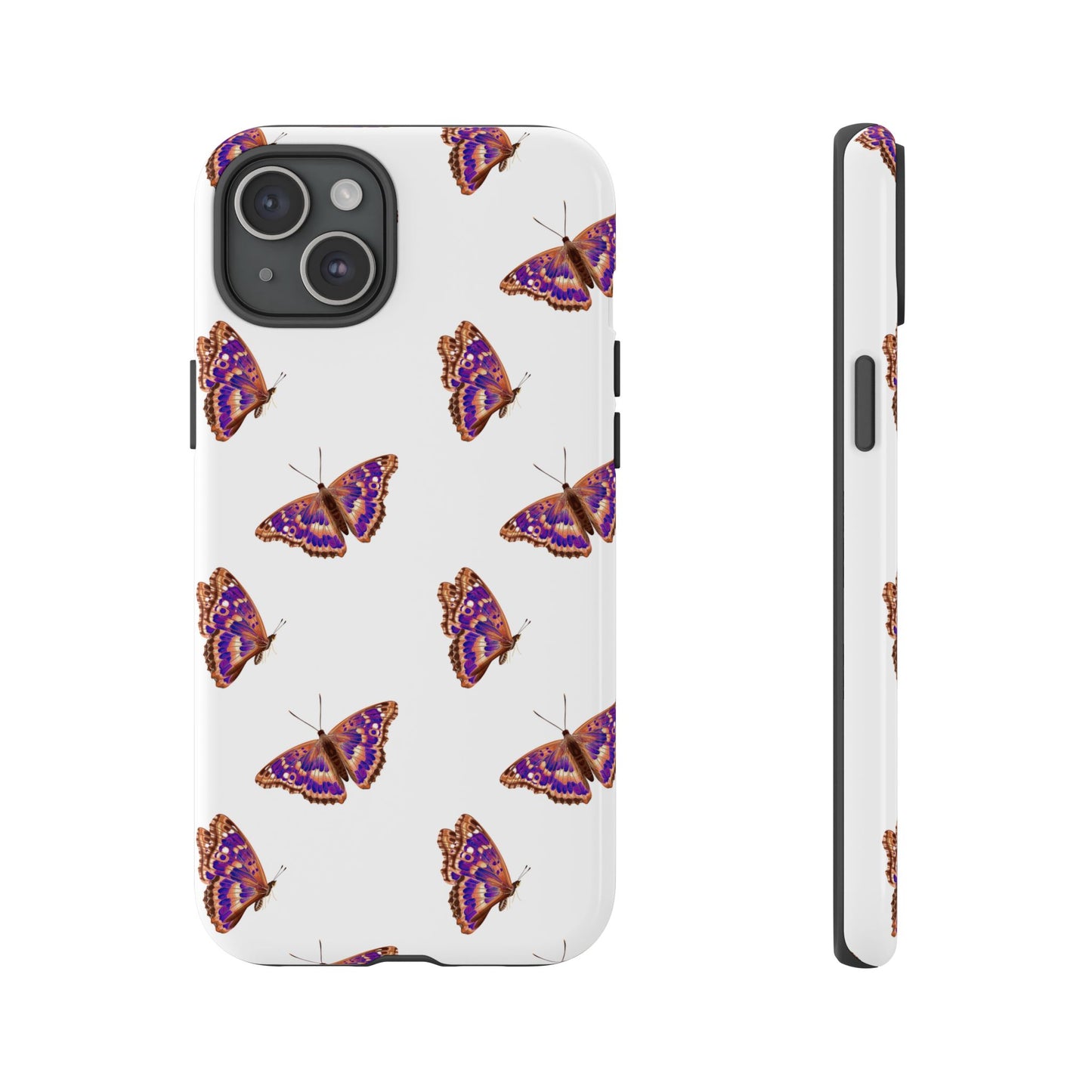Butterfly Print Phone Case - Tough Case For Stylish Protection
