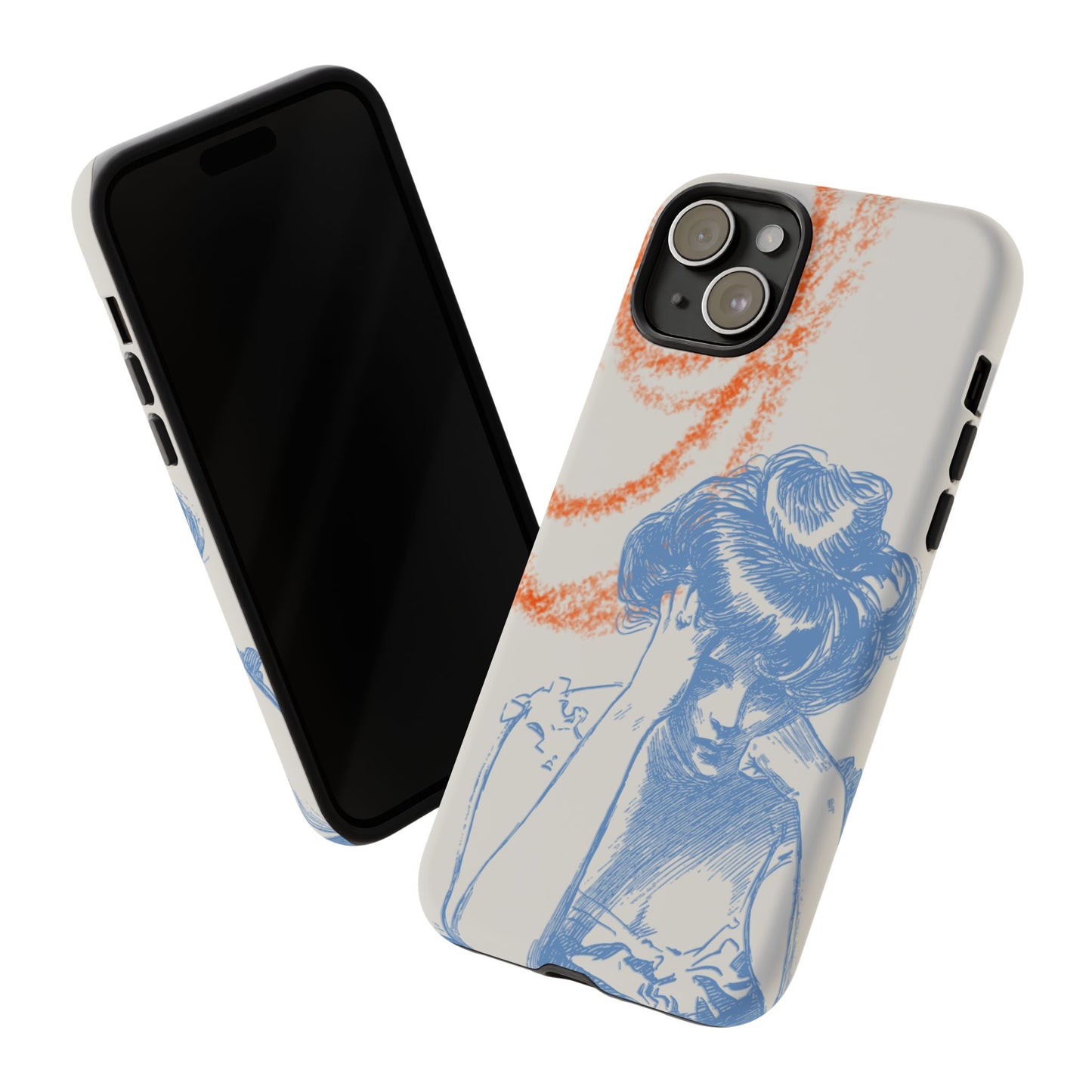 Artistic Phone Case with Stress Relief Design