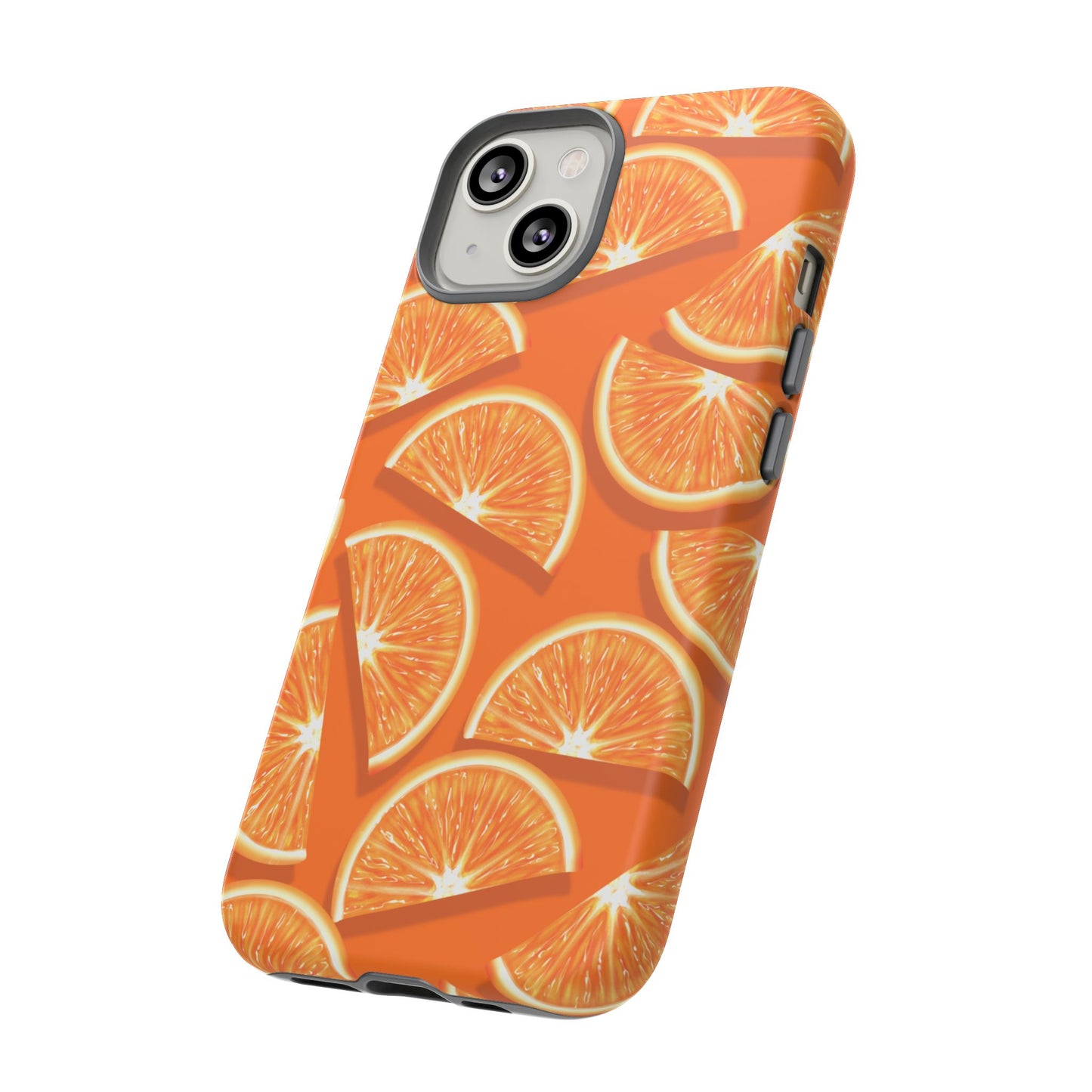 Vibrant Orange Slice Phone Case - Tough Cases for Phone Protection