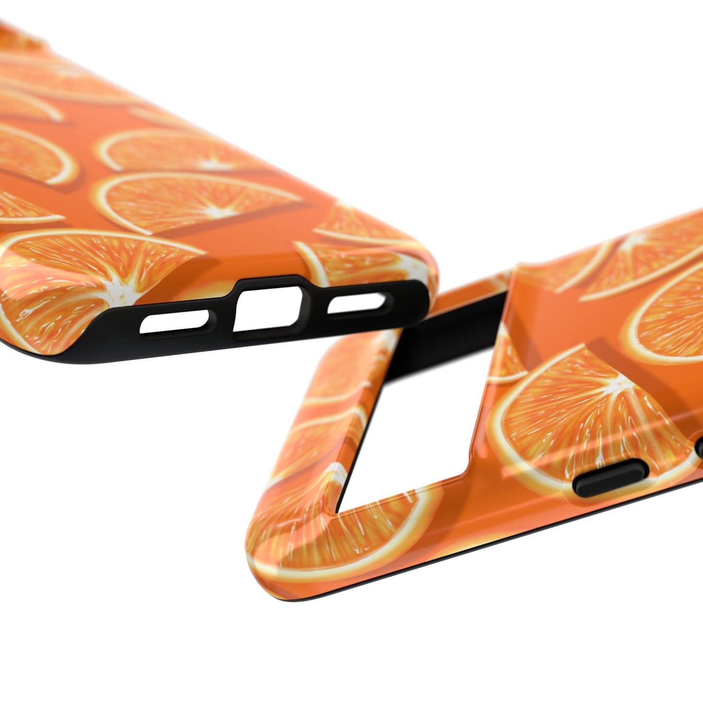 Vibrant Orange Slice Phone Case - Tough Cases for Phone Protection