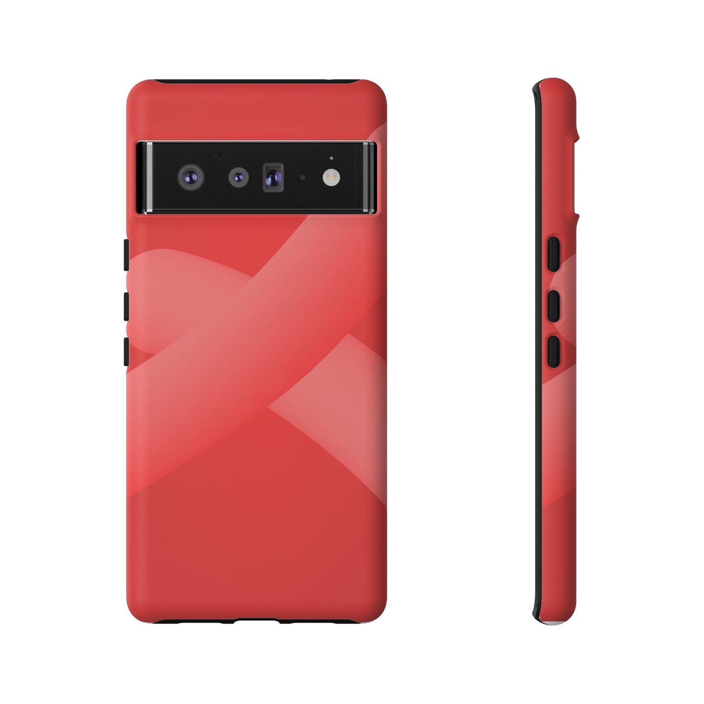 Stylish Tough Phone Case - Modern Red Design for Ultimate Protection