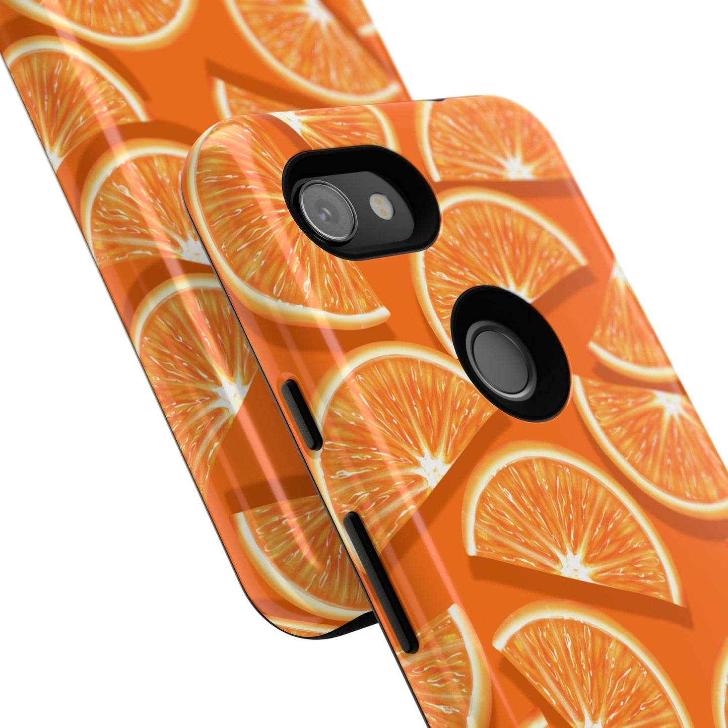 Vibrant Orange Slice Phone Case - Tough Cases for Phone Protection