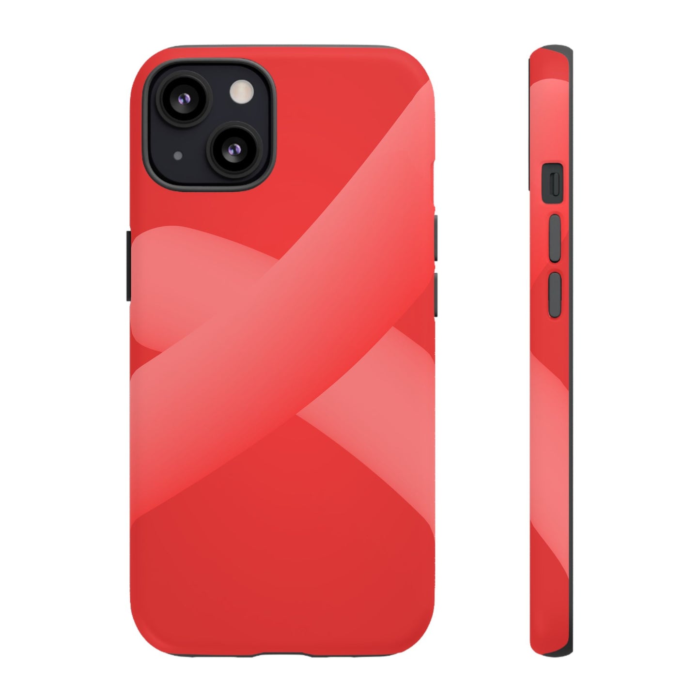 Stylish Tough Phone Case - Modern Red Design for Ultimate Protection