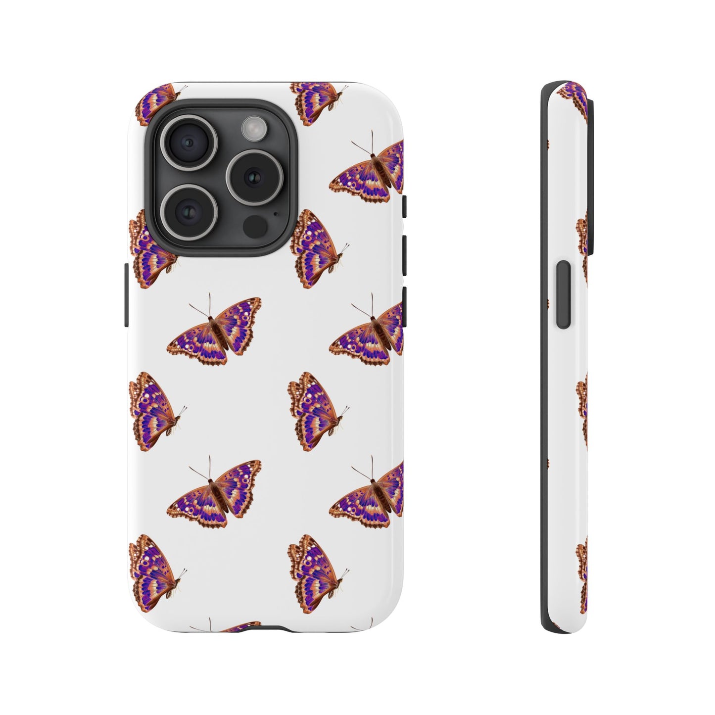 Butterfly Print Phone Case - Tough Case For Stylish Protection