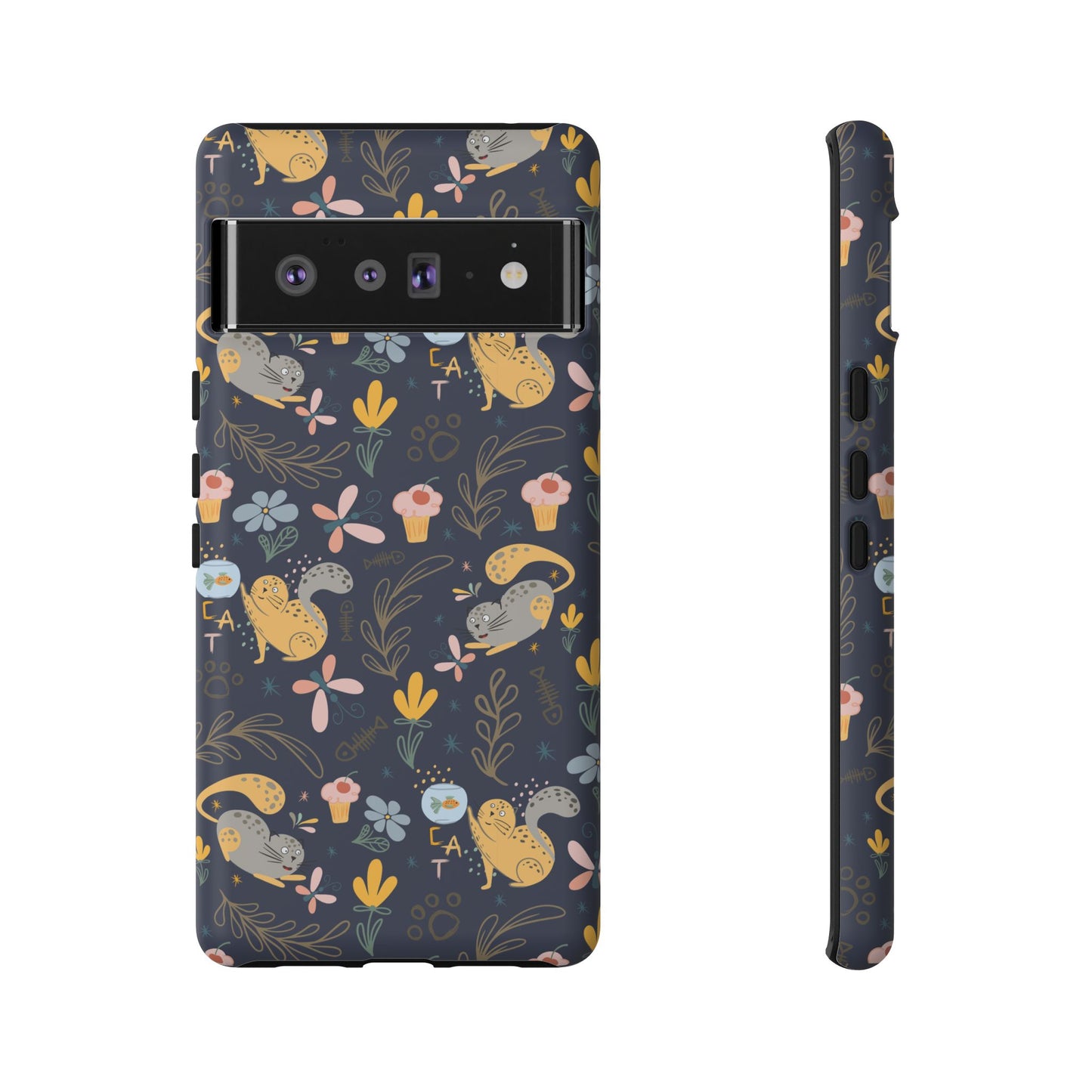 Cat-Themed Tough Phone Case - Tough Case For Stylish Protection