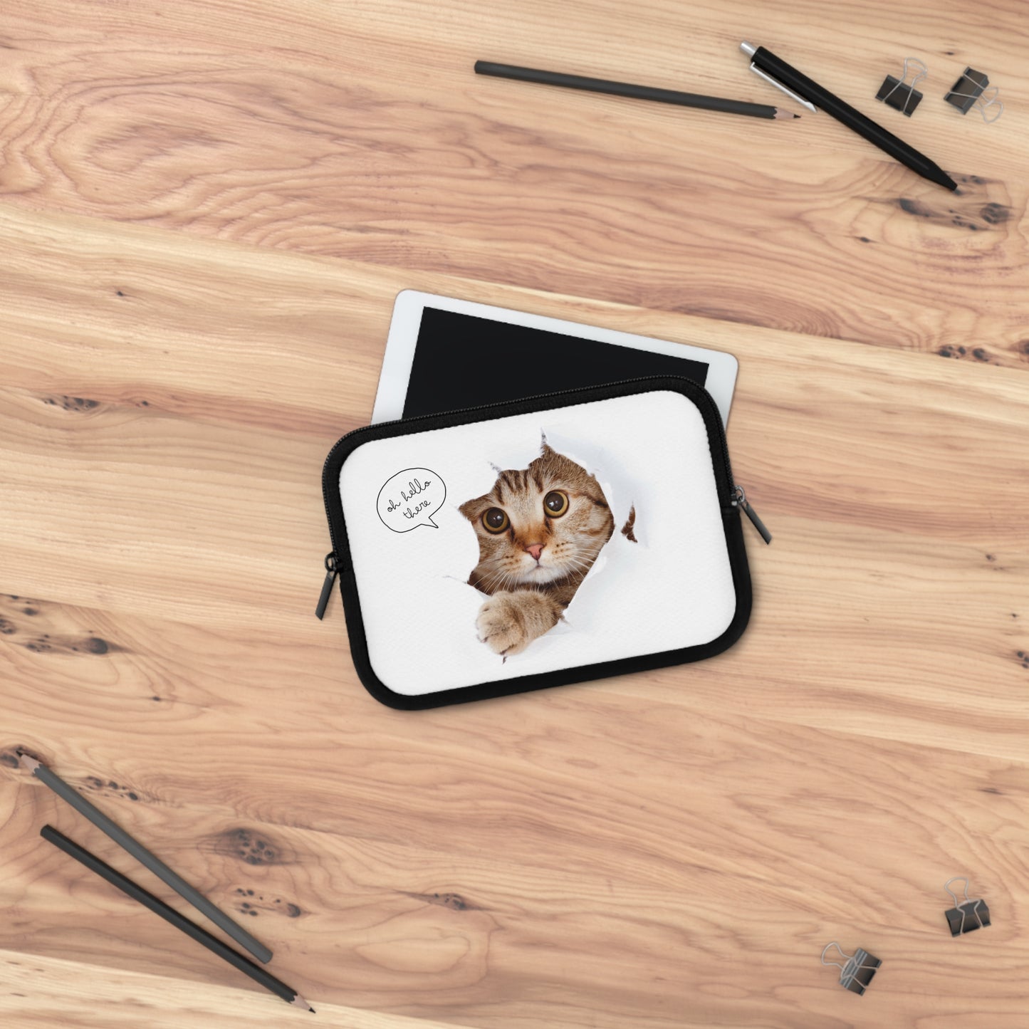 Cute Cat Laptop Sleeve - Fun & Protective Case for Cat Lovers