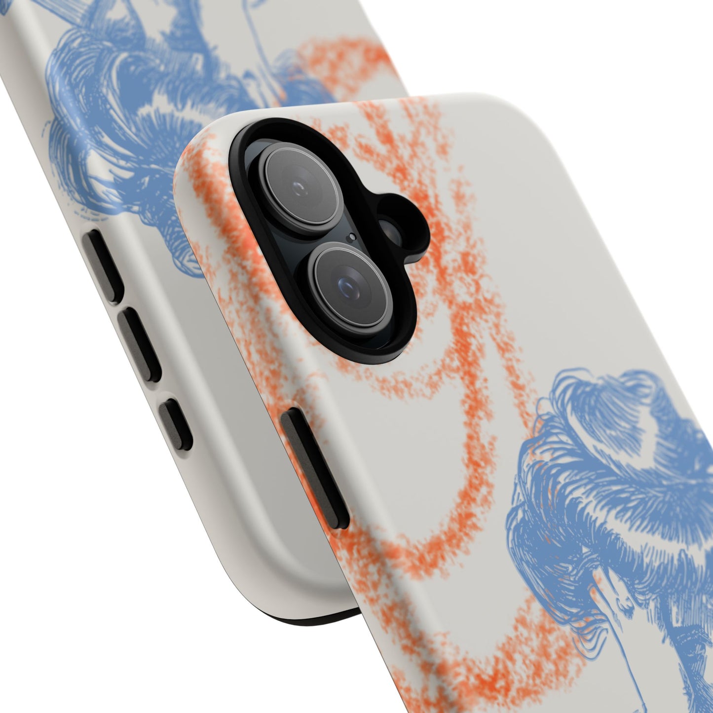 Artistic Phone Case with Stress Relief Design