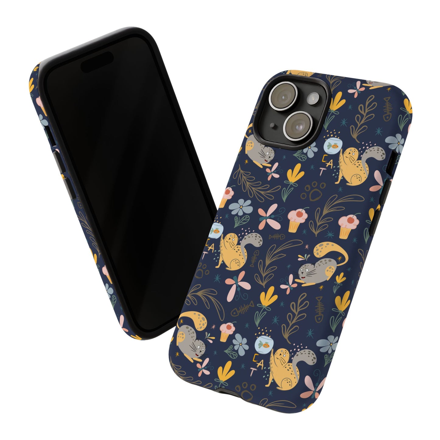 Cat-Themed Tough Phone Case - Tough Case For Stylish Protection